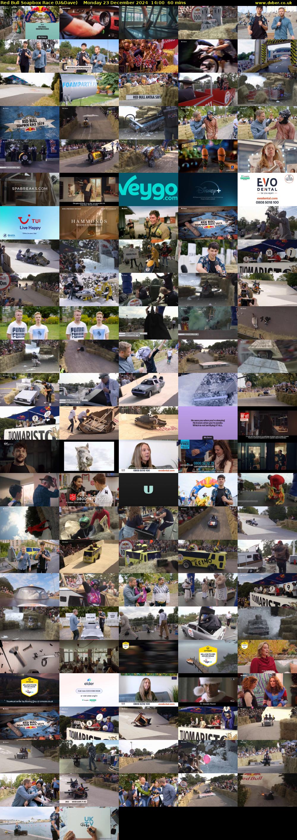 Red Bull Soapbox Race (U&Dave) Monday 23 December 2024 14:00 - 15:00