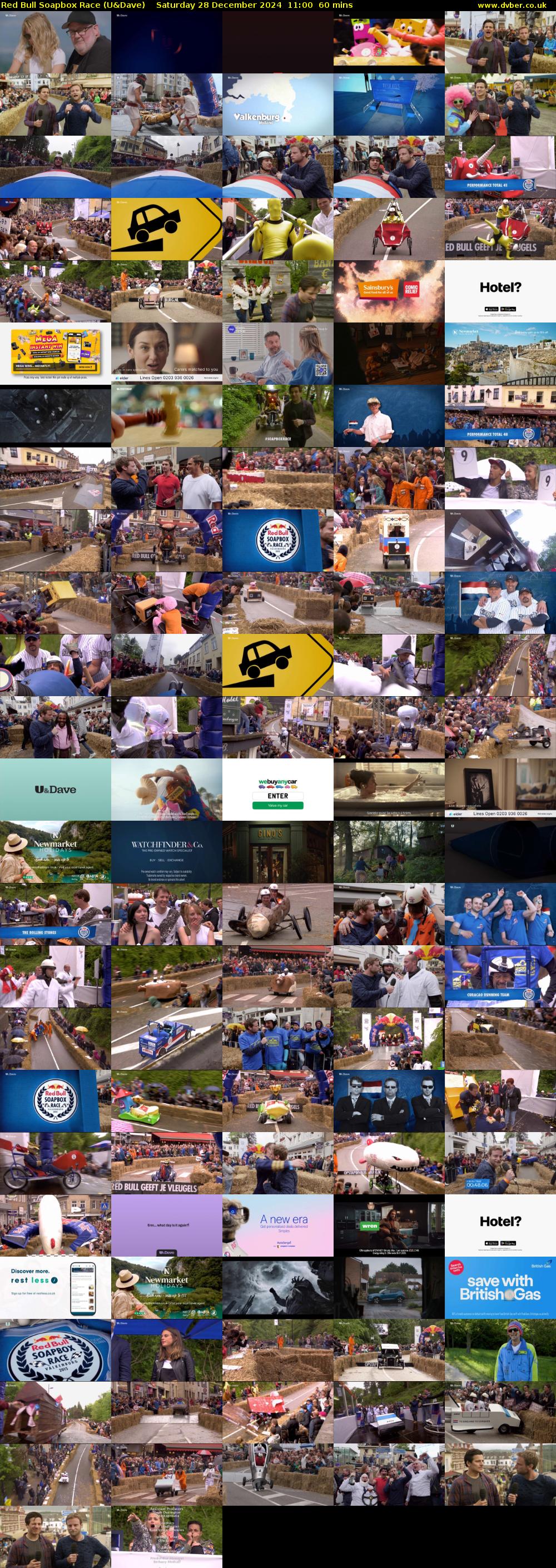 Red Bull Soapbox Race (U&Dave) Saturday 28 December 2024 11:00 - 12:00