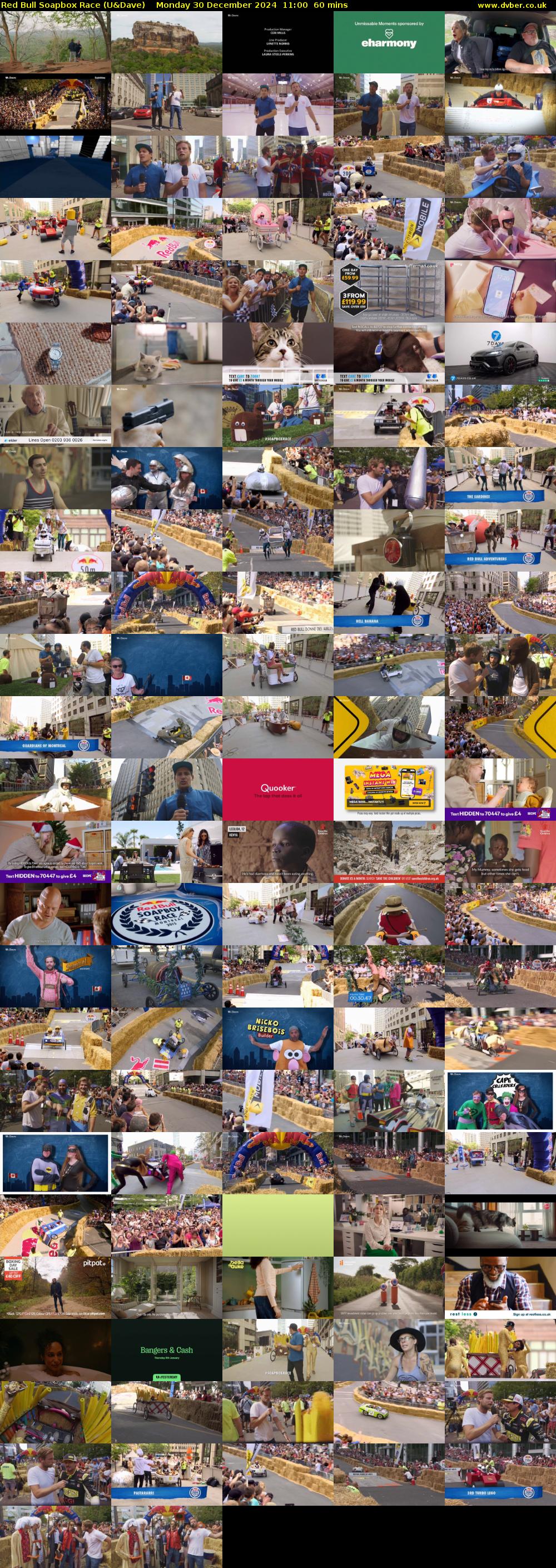Red Bull Soapbox Race (U&Dave) Monday 30 December 2024 11:00 - 12:00