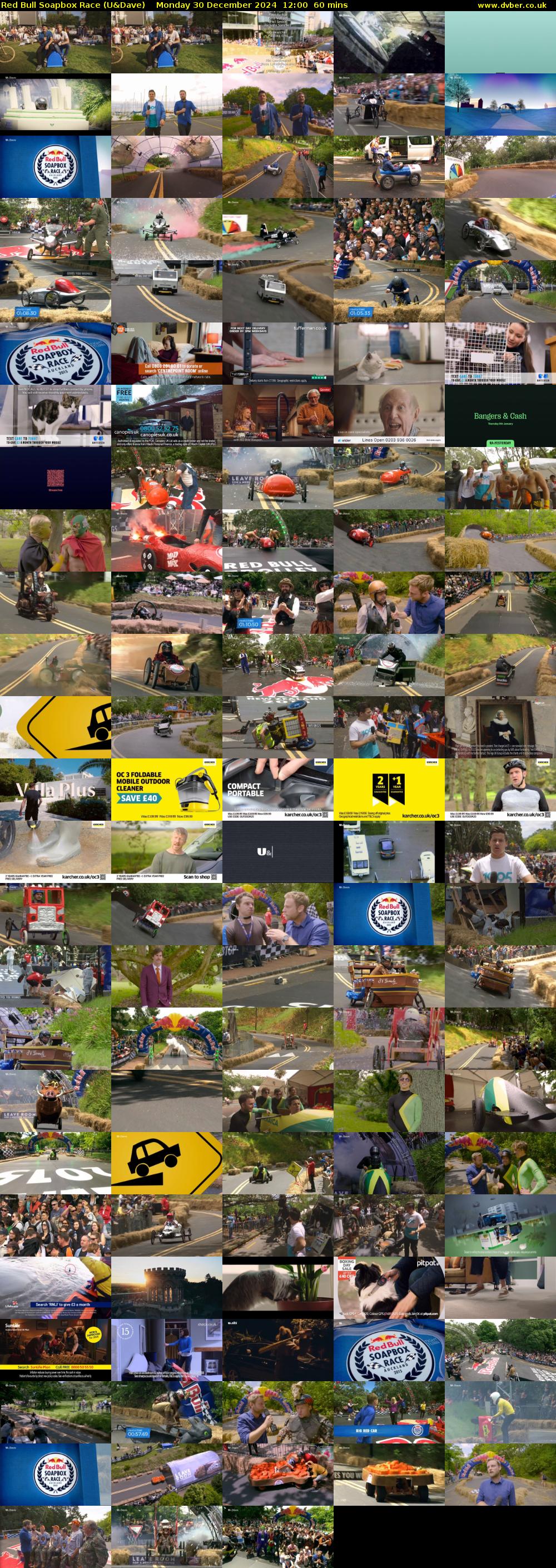 Red Bull Soapbox Race (U&Dave) Monday 30 December 2024 12:00 - 13:00