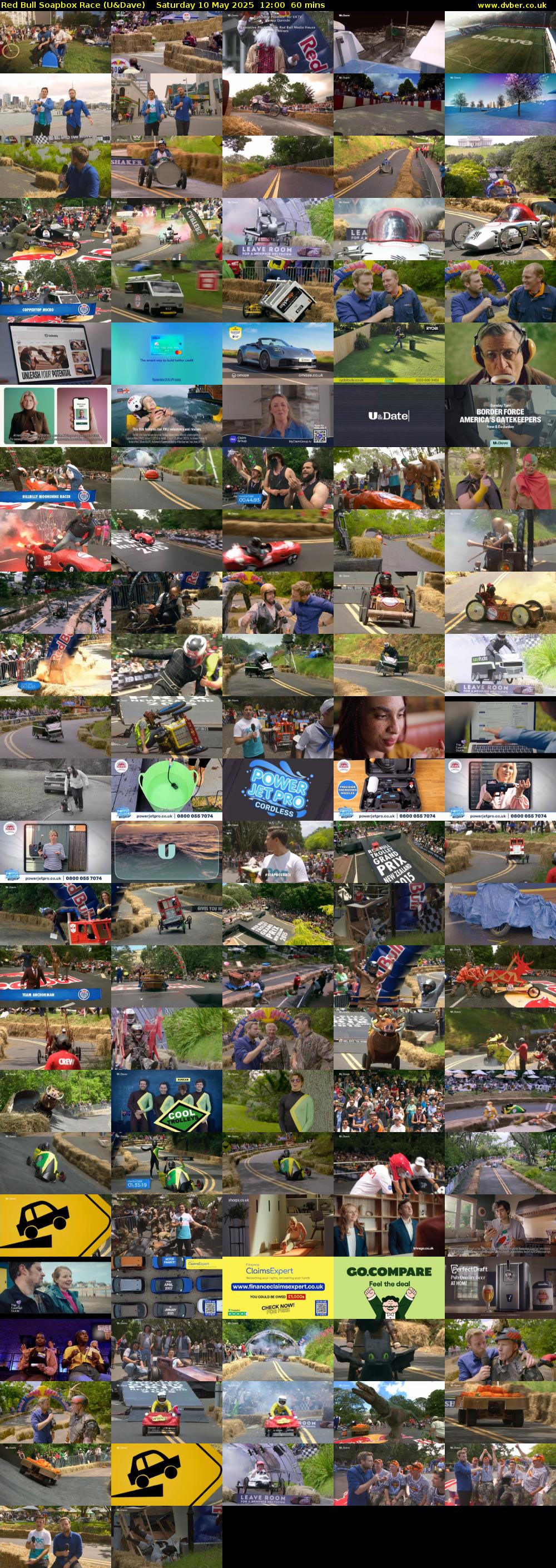 Red Bull Soapbox Race (U&Dave) Saturday 10 May 2025 12:00 - 13:00