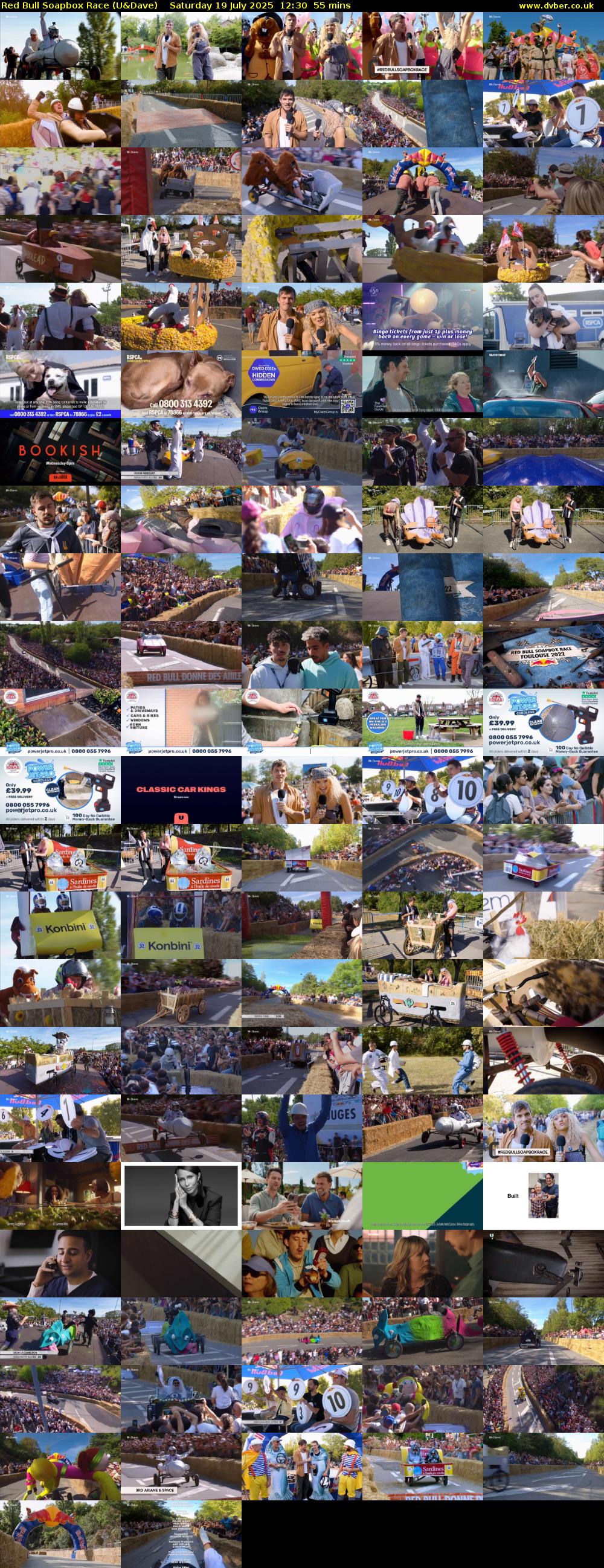 Red Bull Soapbox Race (U&Dave) Saturday 19 July 2025 12:30 - 13:25
