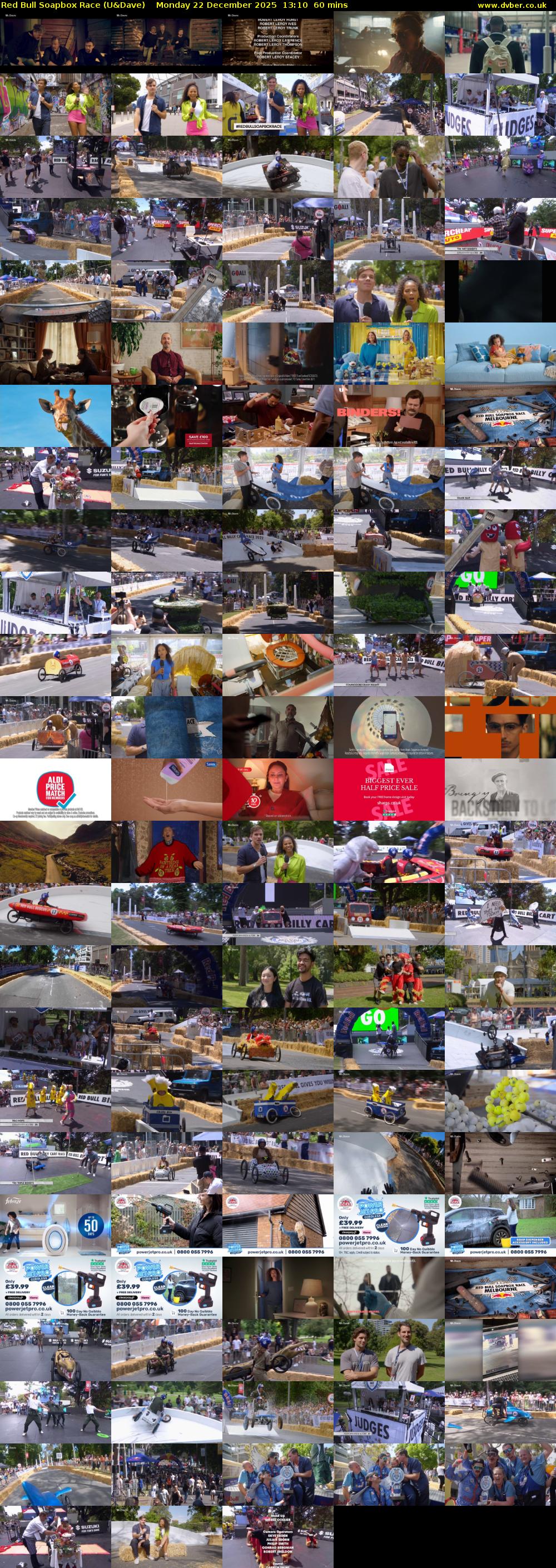 Red Bull Soapbox Race (U&Dave) Monday 22 December 2025 13:10 - 14:10