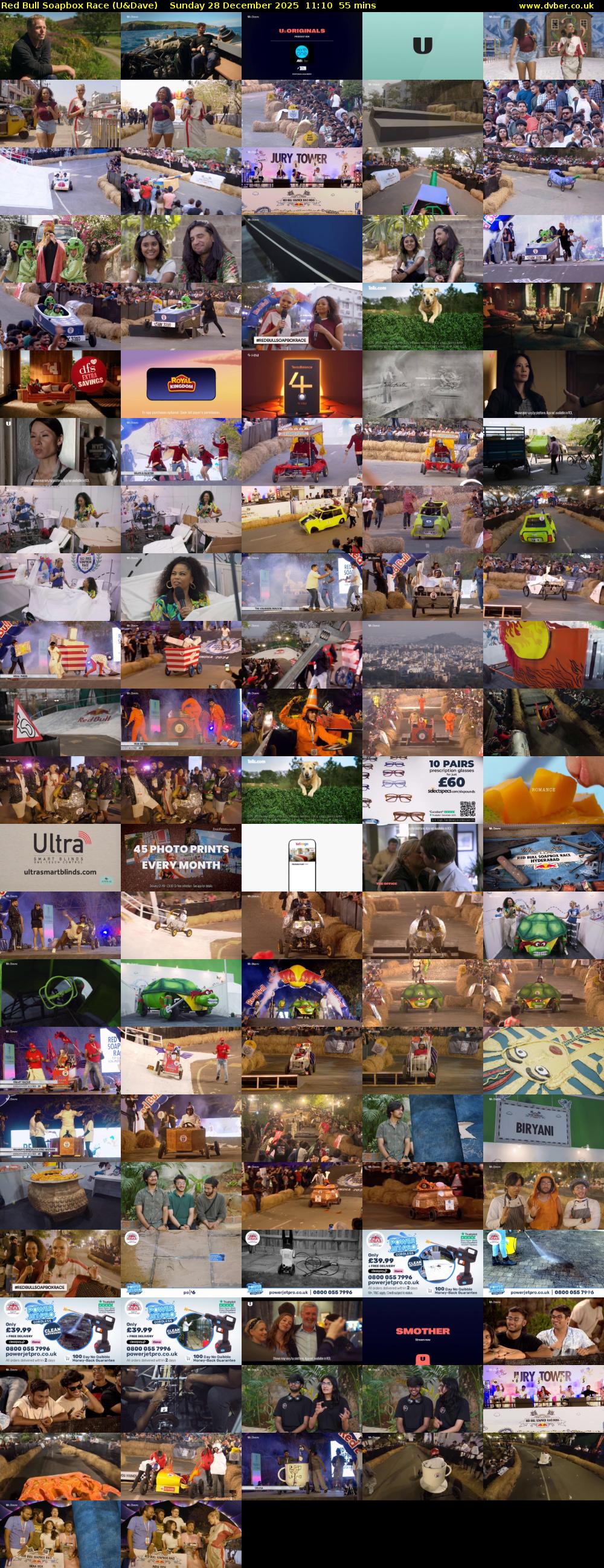 Red Bull Soapbox Race (U&Dave) Sunday 28 December 2025 11:10 - 12:05