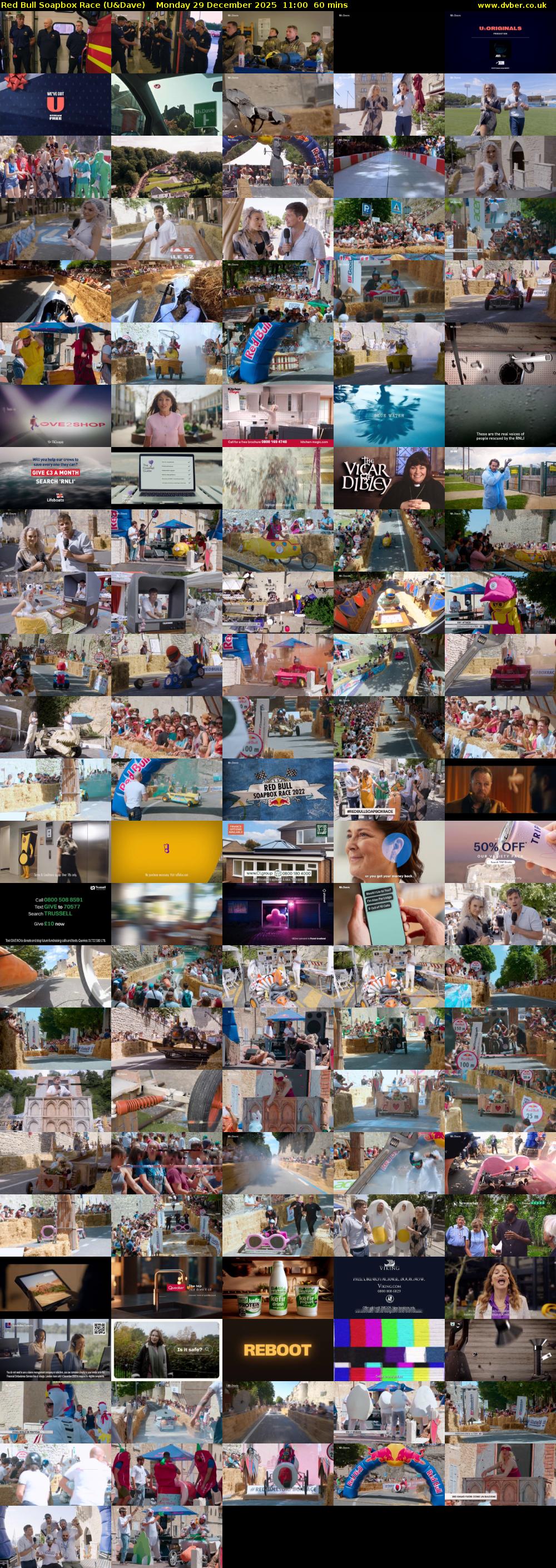 Red Bull Soapbox Race (U&Dave) Monday 29 December 2025 11:00 - 12:00