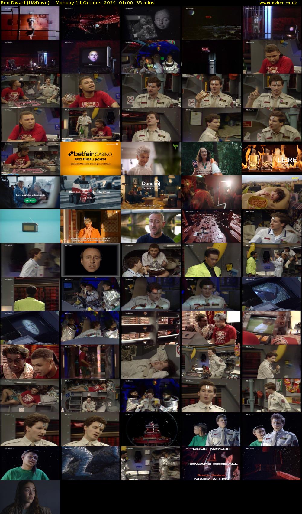 Red Dwarf (U&Dave) Monday 14 October 2024 01:00 - 01:35