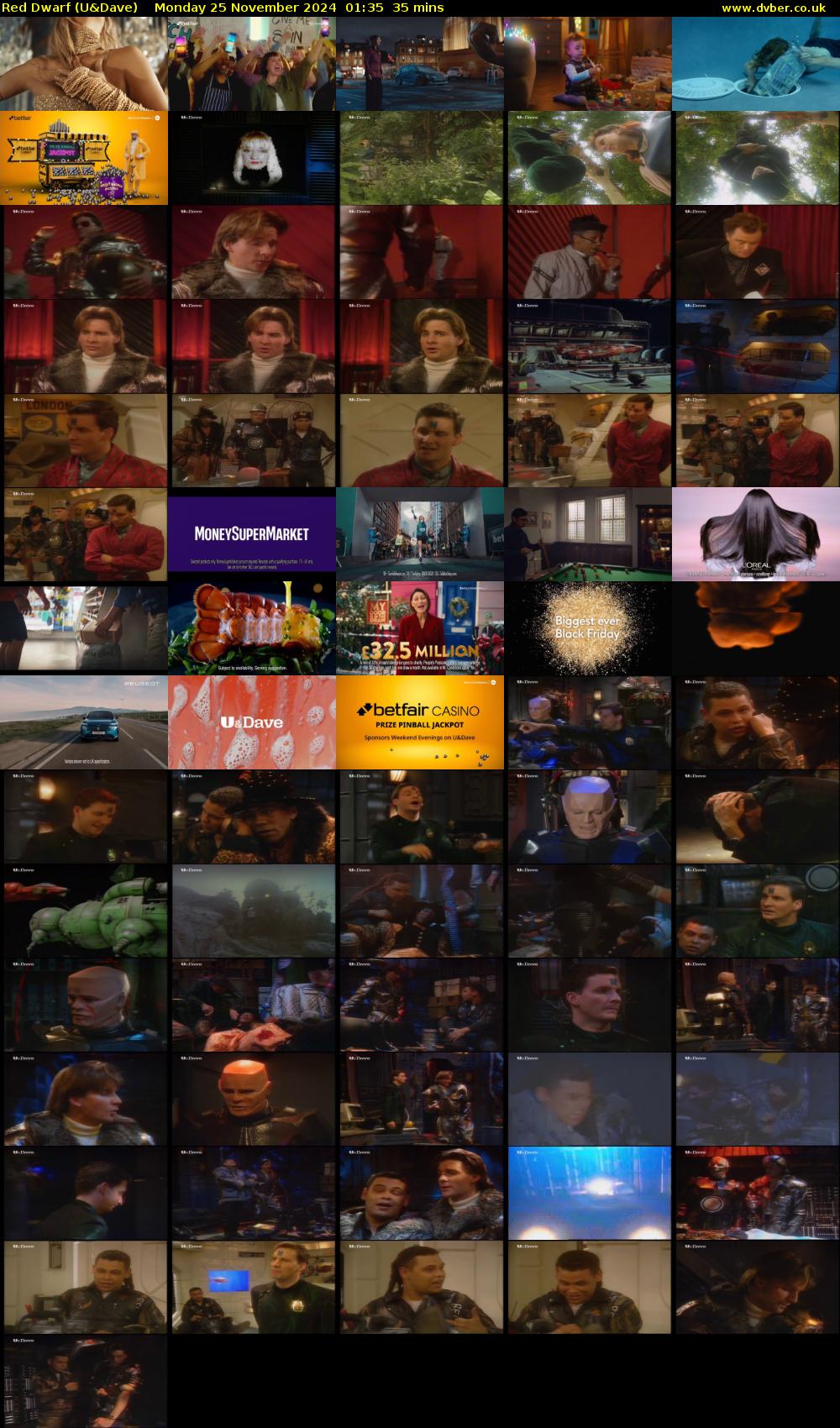 Red Dwarf (U&Dave) Monday 25 November 2024 01:35 - 02:10
