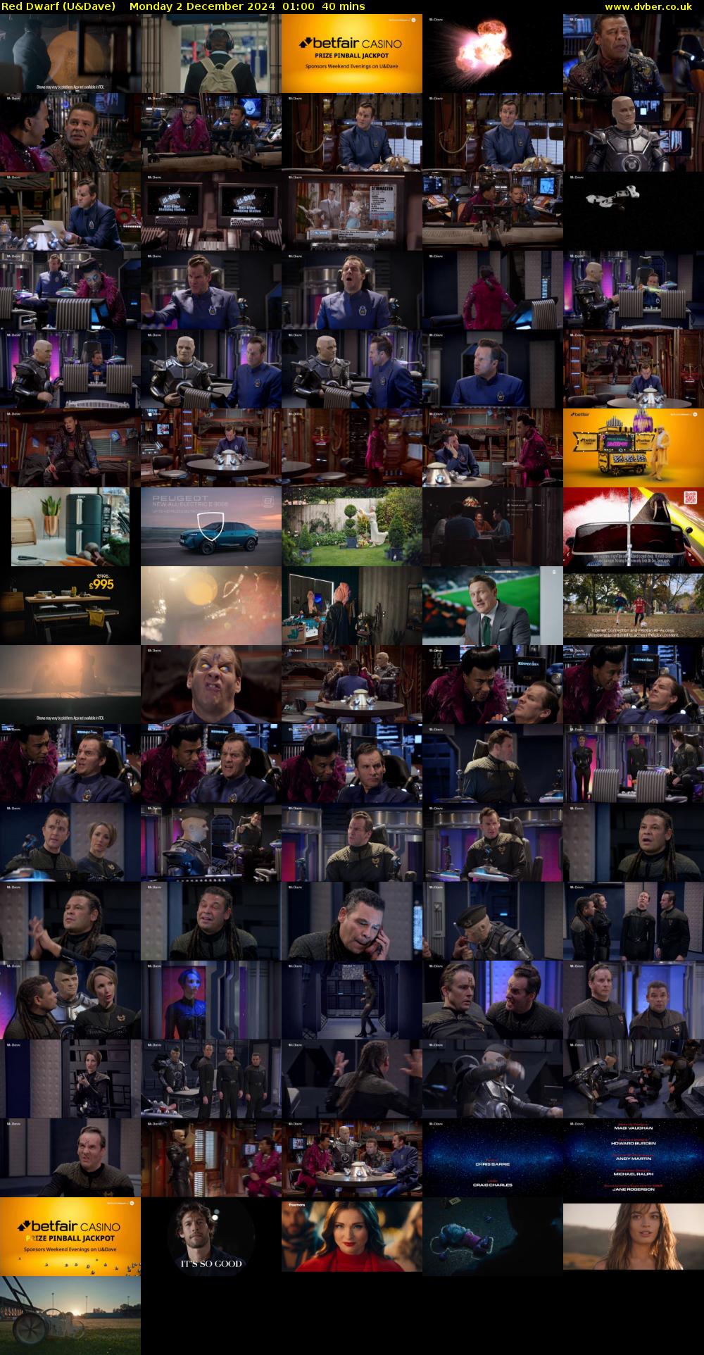 Red Dwarf (U&Dave) Monday 2 December 2024 01:00 - 01:40