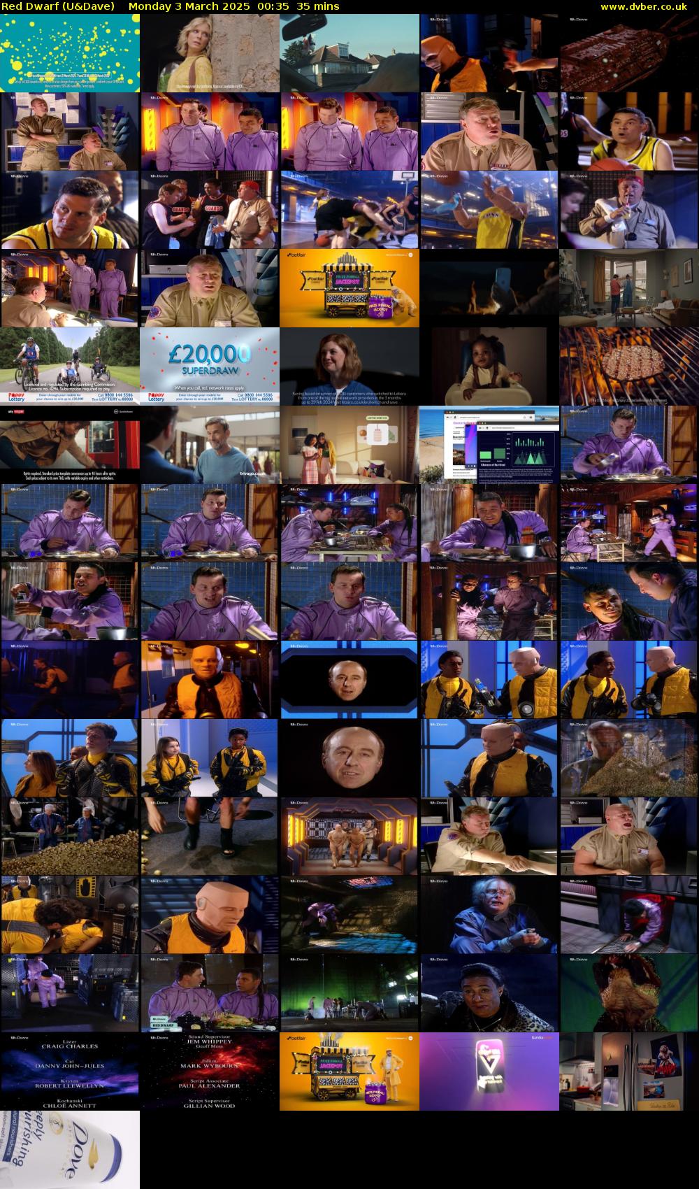Red Dwarf (U&Dave) Monday 3 March 2025 00:35 - 01:10