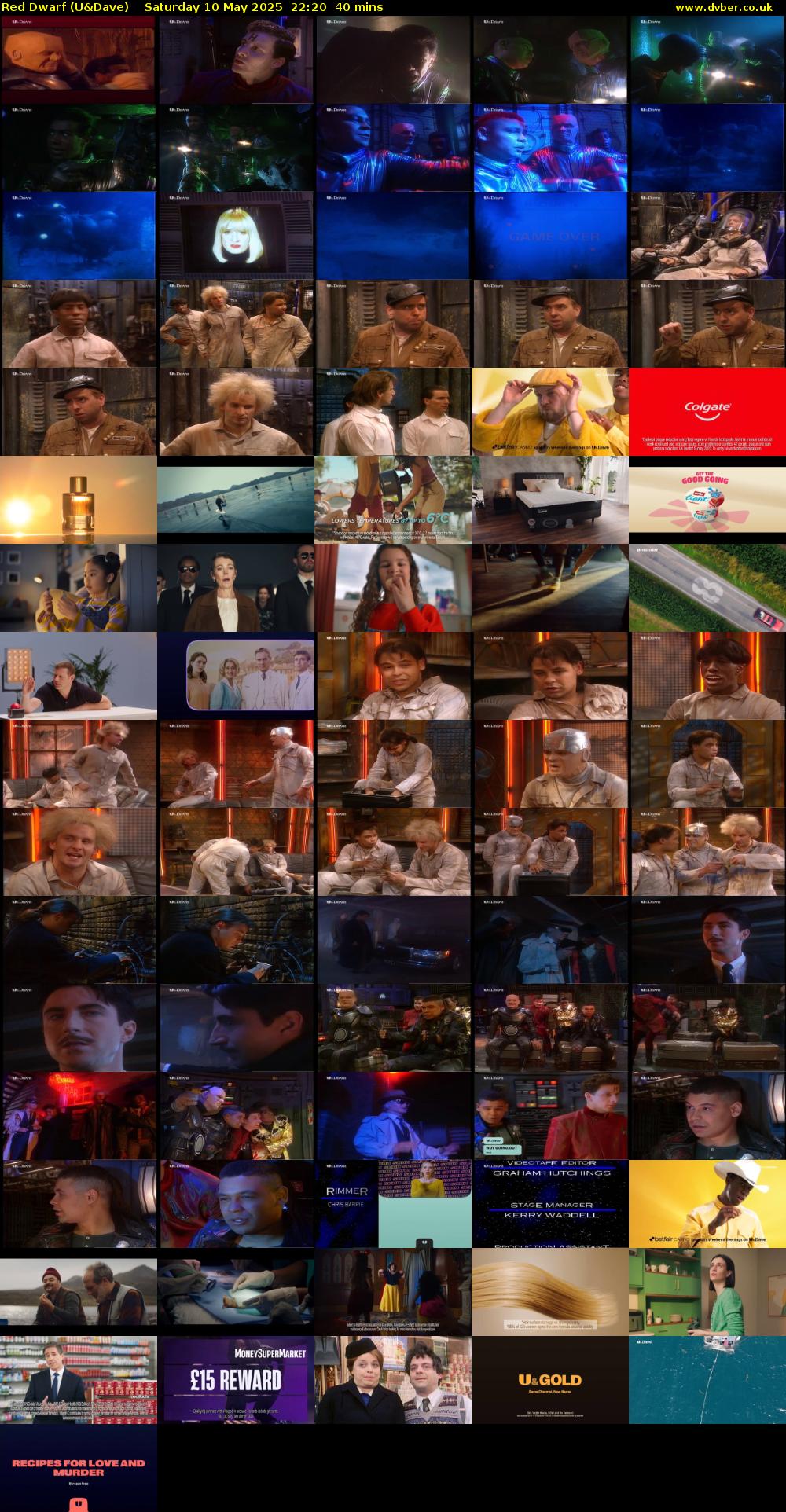 Red Dwarf (U&Dave) Saturday 10 May 2025 22:20 - 23:00