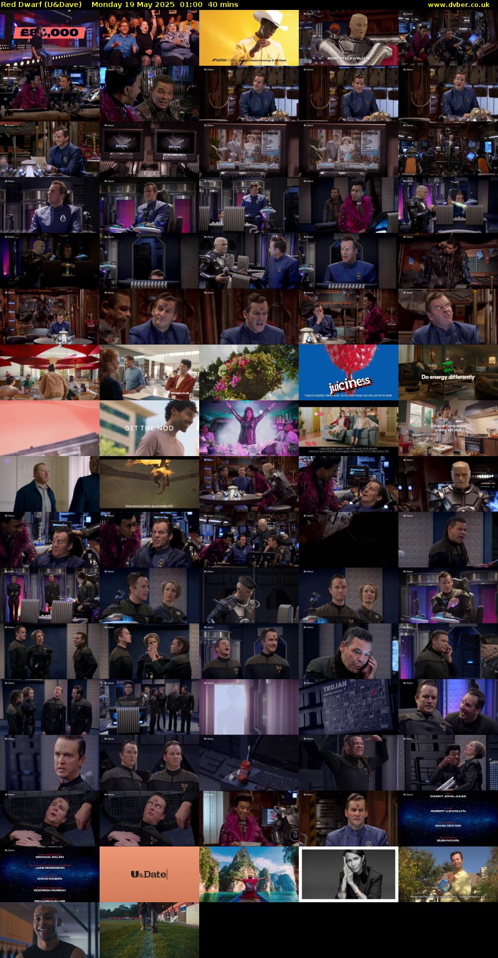 Red Dwarf (U&Dave) Monday 19 May 2025 01:00 - 01:40
