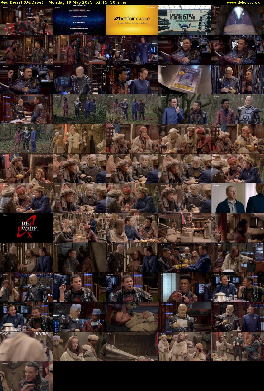 Red Dwarf (U&Dave) Monday 19 May 2025 02:15 - 02:45