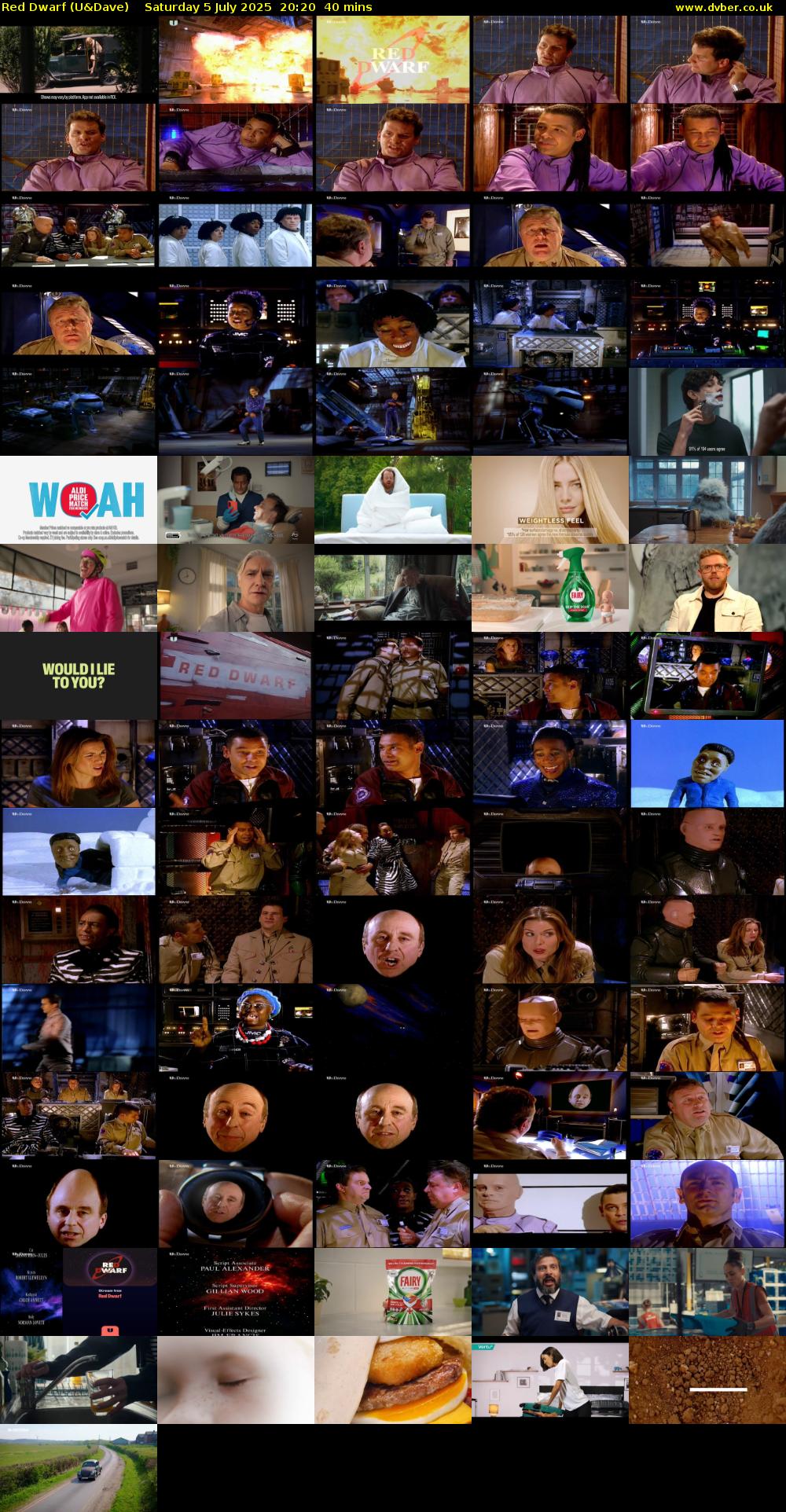 Red Dwarf (U&Dave) Saturday 5 July 2025 20:20 - 21:00