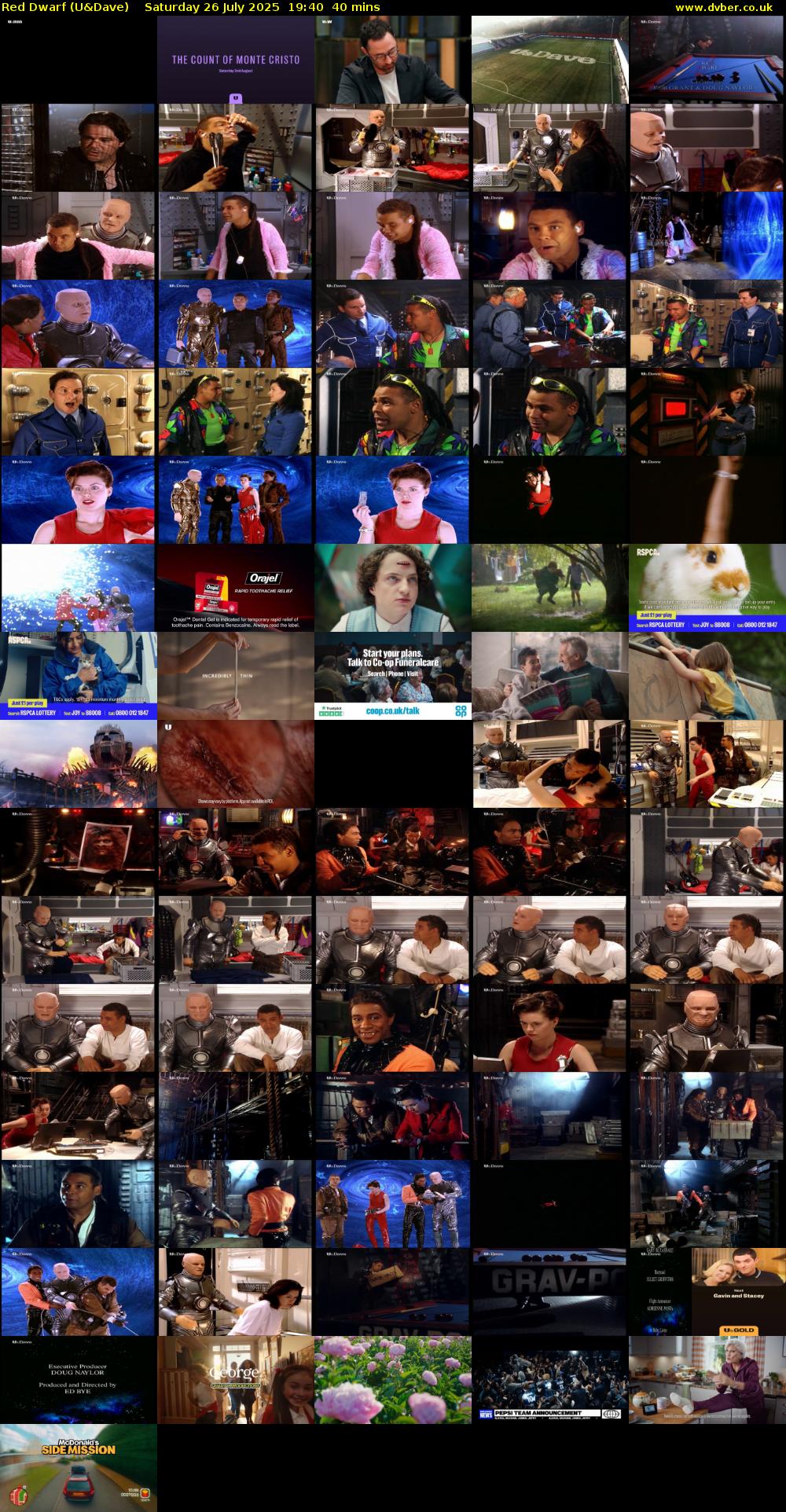 Red Dwarf (U&Dave) Saturday 26 July 2025 19:40 - 20:20