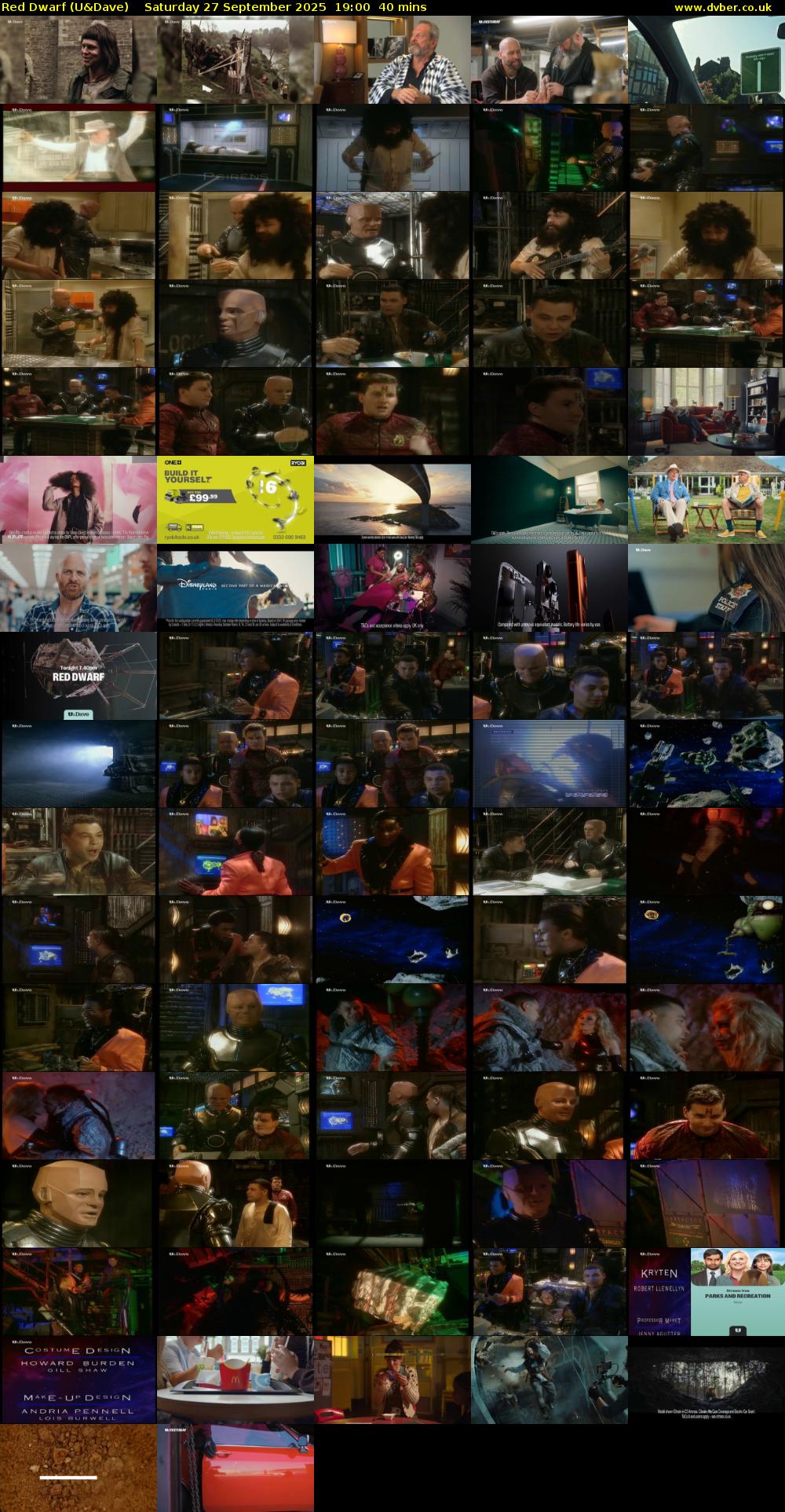 Red Dwarf (U&Dave) Saturday 27 September 2025 19:00 - 19:40
