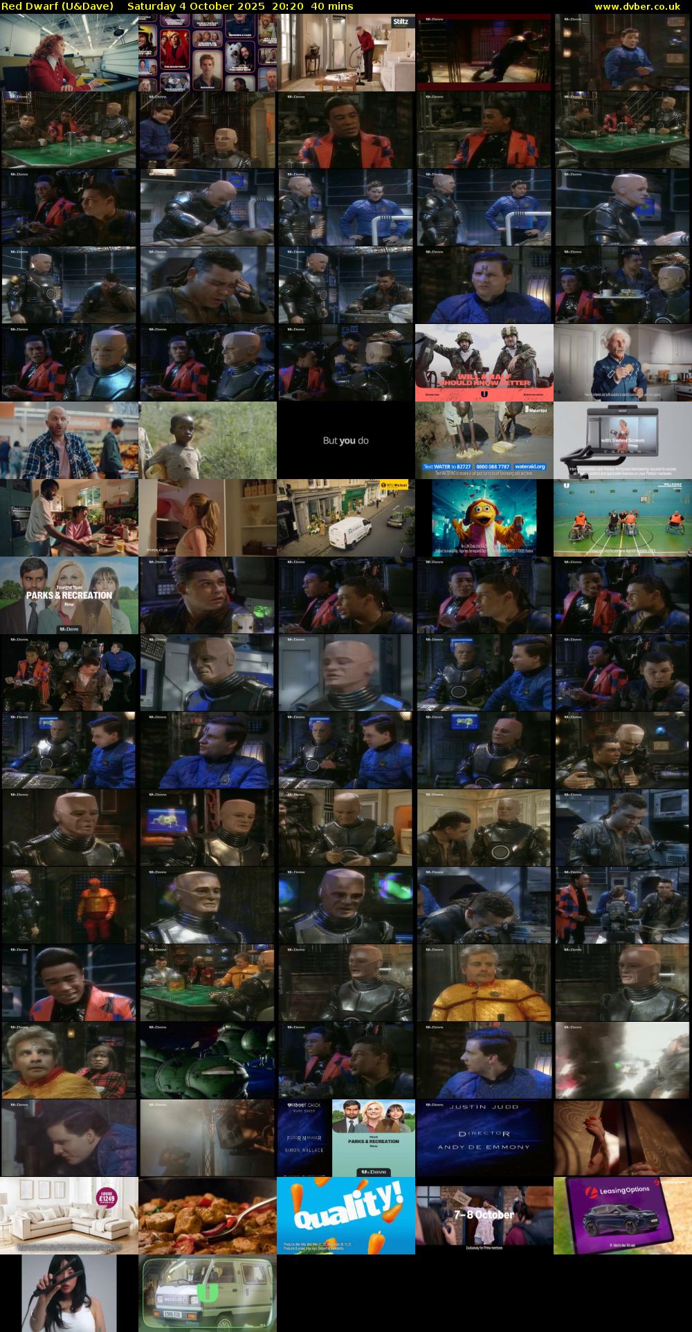 Red Dwarf (U&Dave) Saturday 4 October 2025 20:20 - 21:00