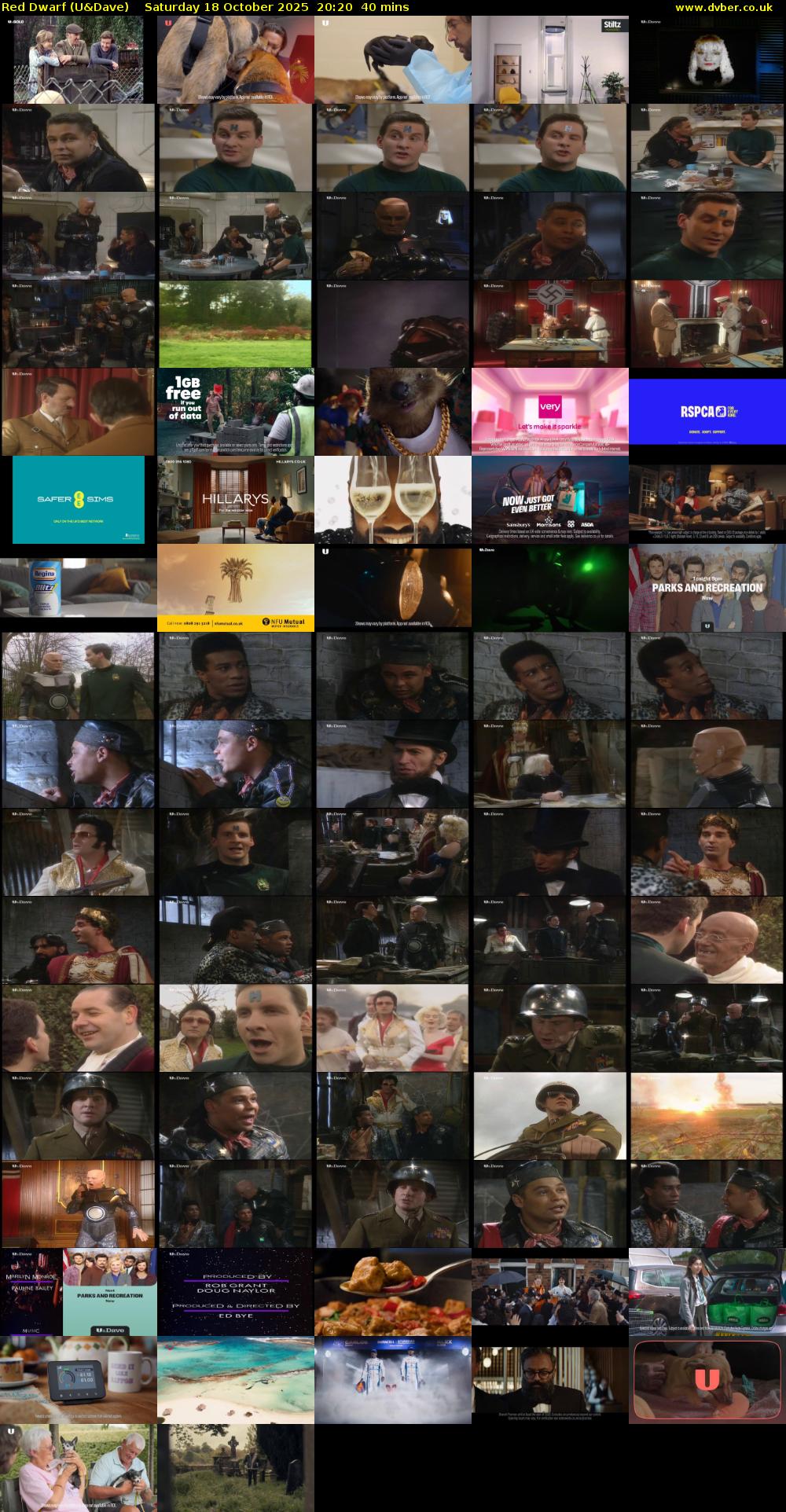 Red Dwarf (U&Dave) Saturday 18 October 2025 20:20 - 21:00
