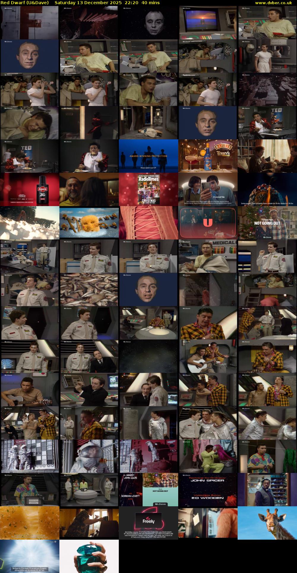 Red Dwarf (U&Dave) Saturday 13 December 2025 22:20 - 23:00