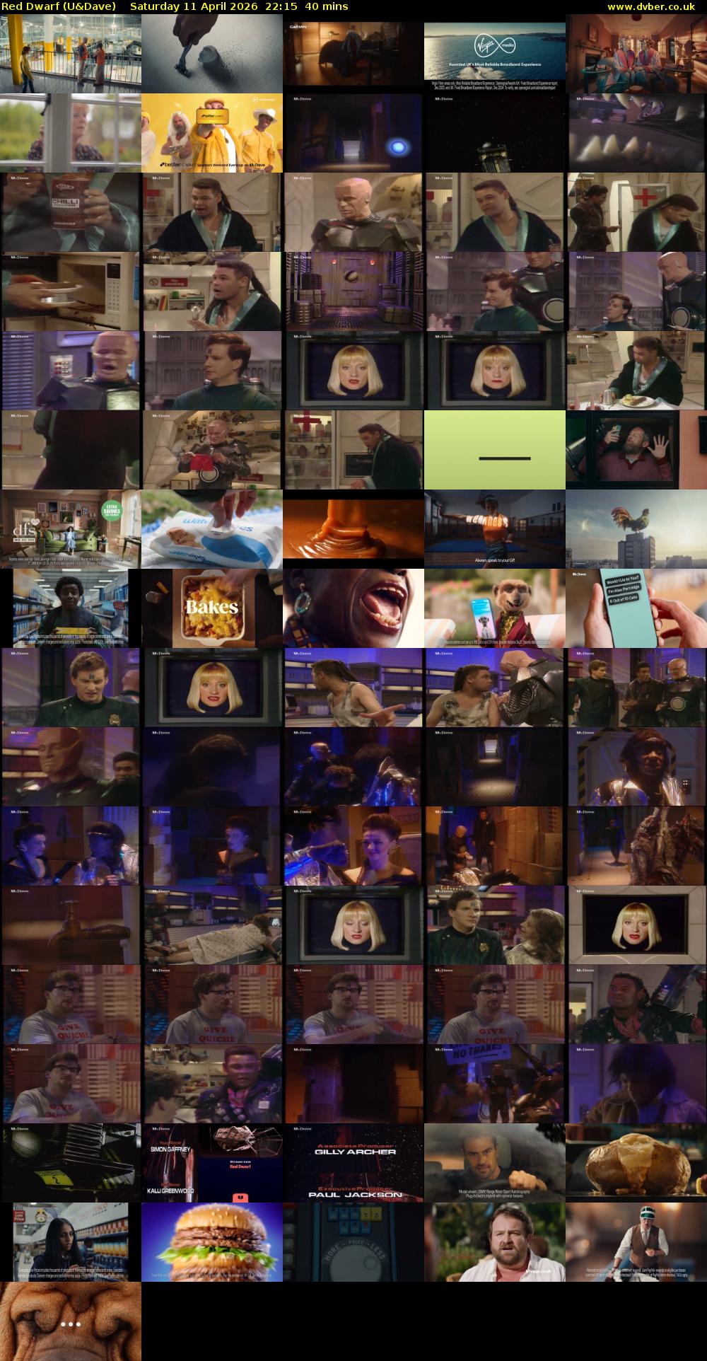 Red Dwarf (U&Dave) Saturday 11 April 2026 22:15 - 22:55