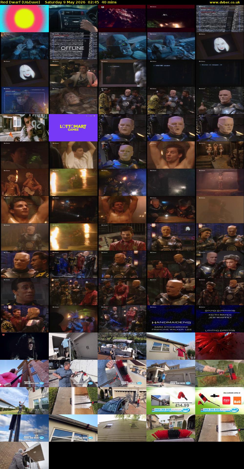 Red Dwarf (U&Dave) Saturday 9 May 2026 02:45 - 03:25
