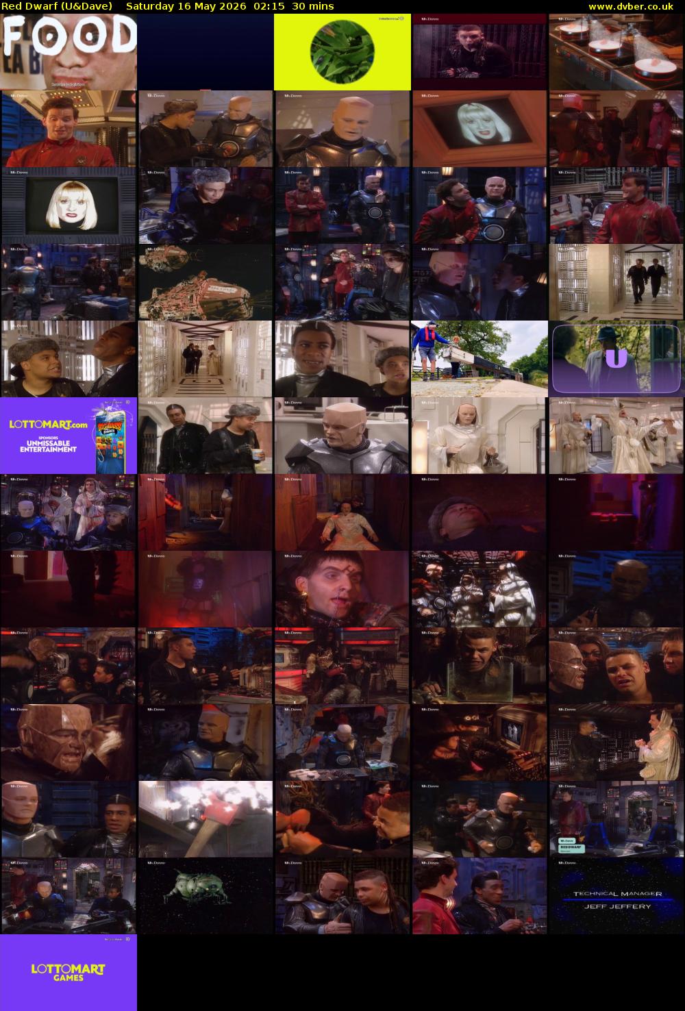 Red Dwarf (U&Dave) Saturday 16 May 2026 02:15 - 02:45