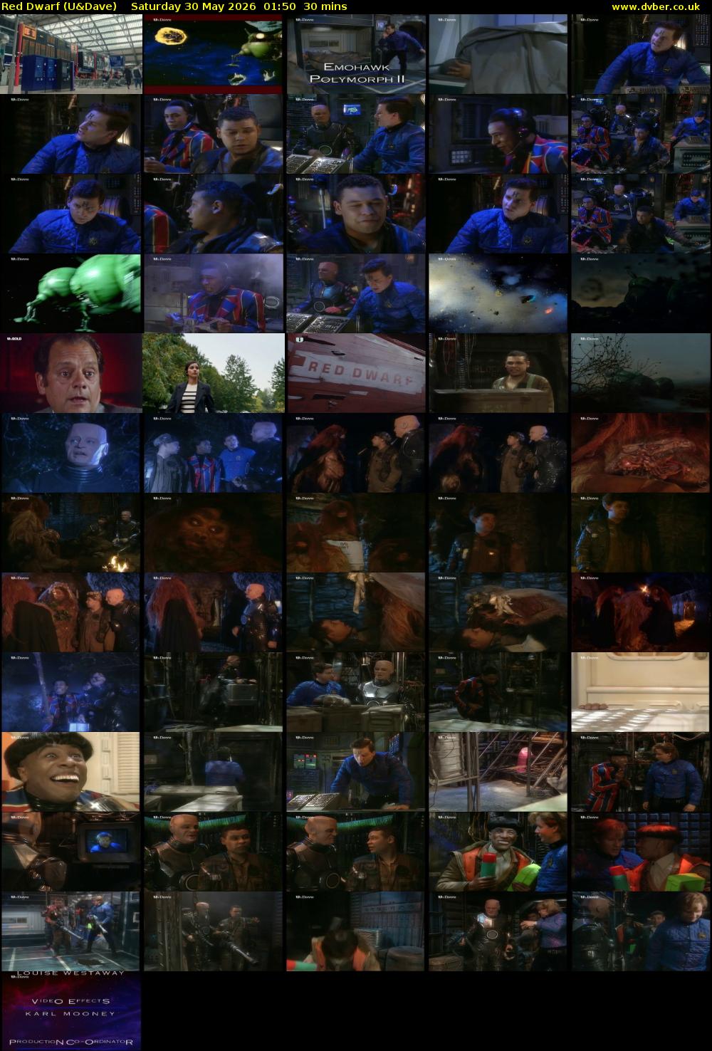 Red Dwarf (U&Dave) Saturday 30 May 2026 01:50 - 02:20