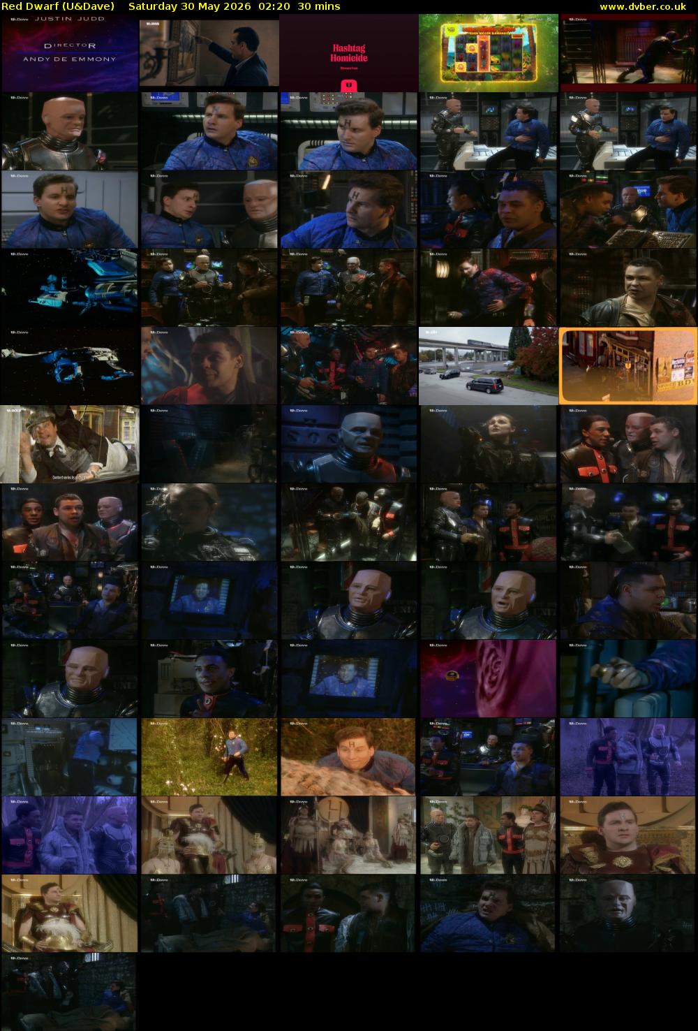 Red Dwarf (U&Dave) Saturday 30 May 2026 02:20 - 02:50