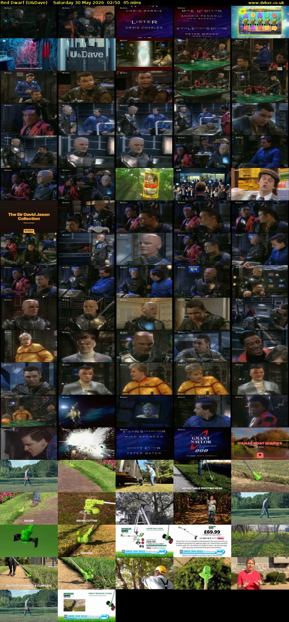 Red Dwarf (U&Dave) Saturday 30 May 2026 02:50 - 03:35