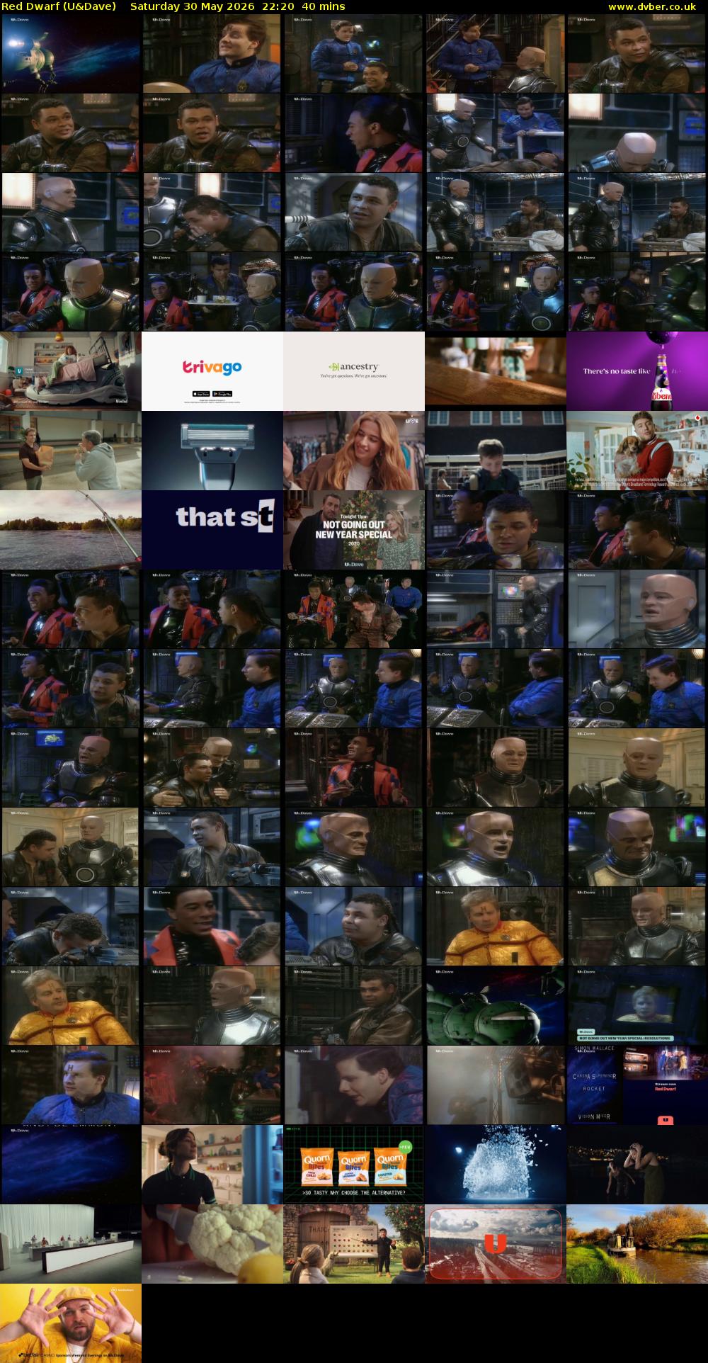 Red Dwarf (U&Dave) Saturday 30 May 2026 22:20 - 23:00