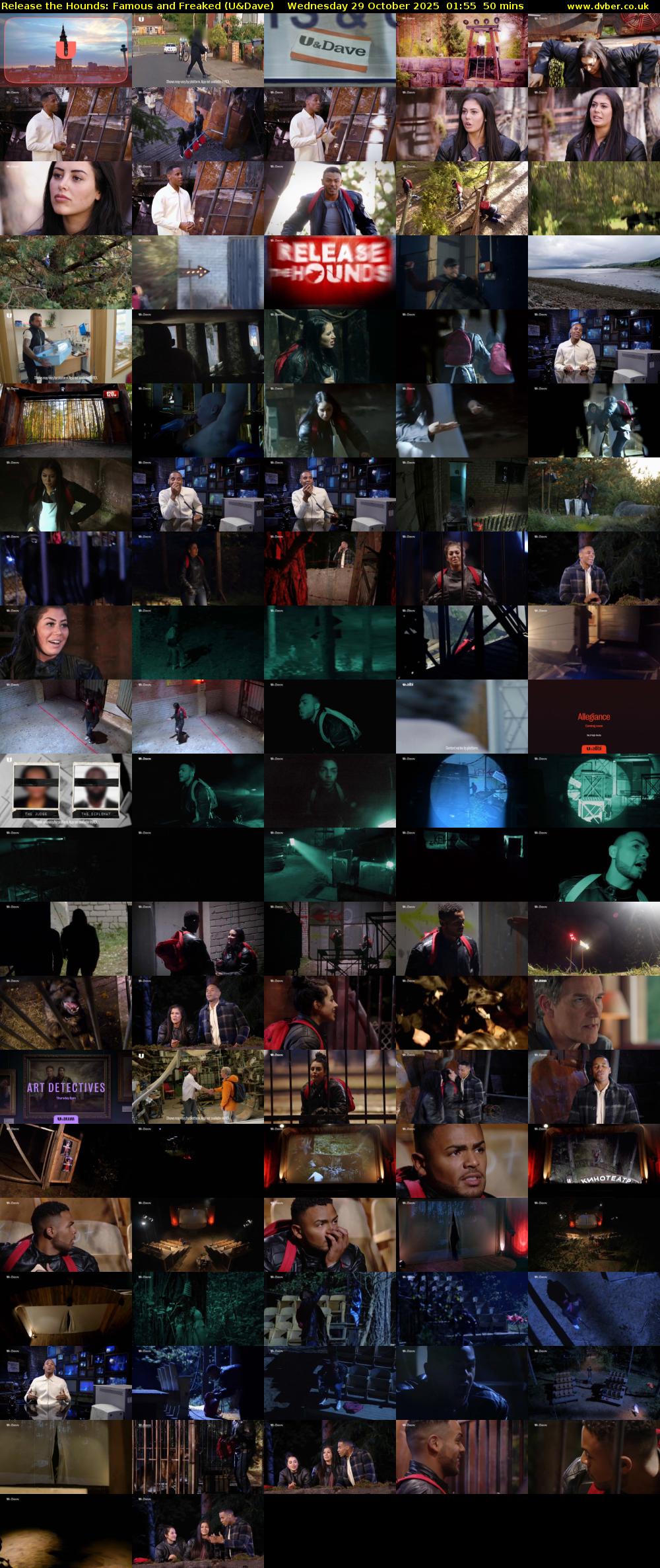 Release the Hounds: Famous and Freaked (U&Dave) Wednesday 29 October 2025 01:55 - 02:45