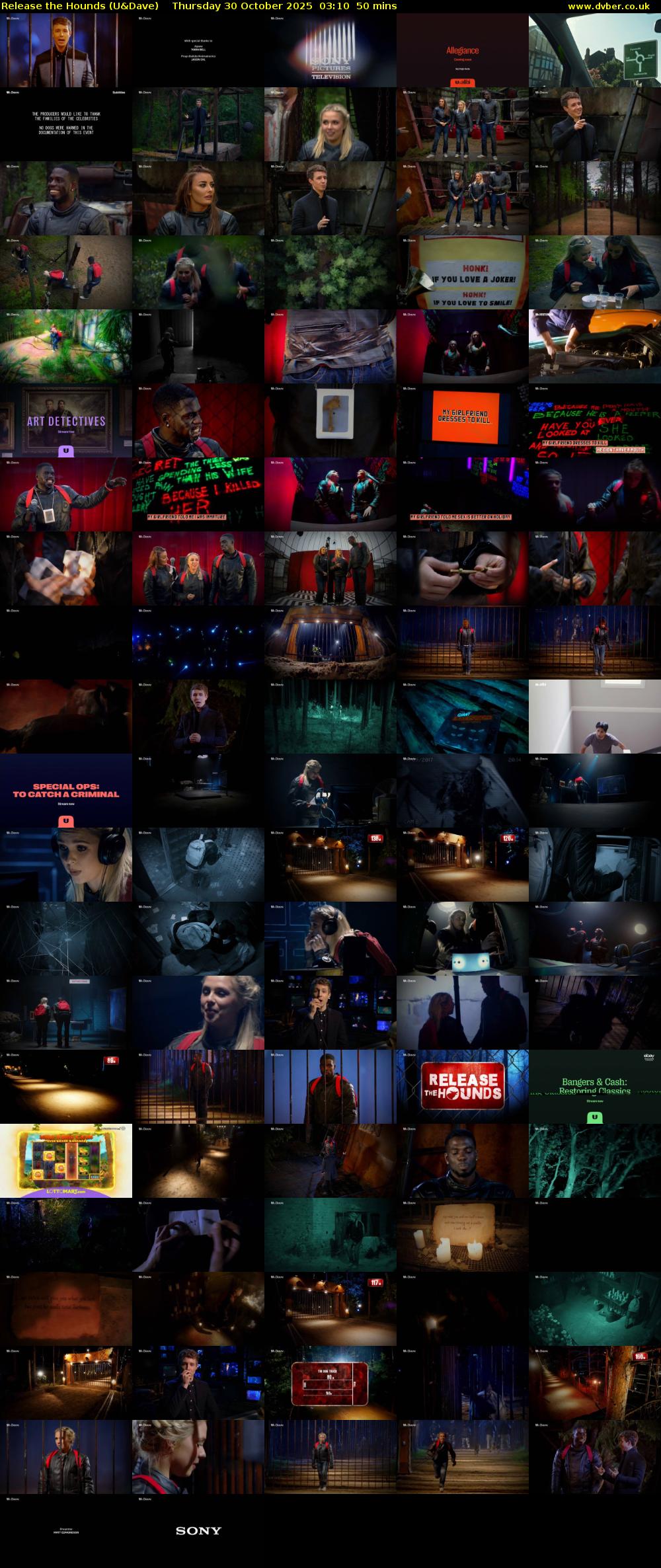 Release the Hounds (U&Dave) Thursday 30 October 2025 03:10 - 04:00