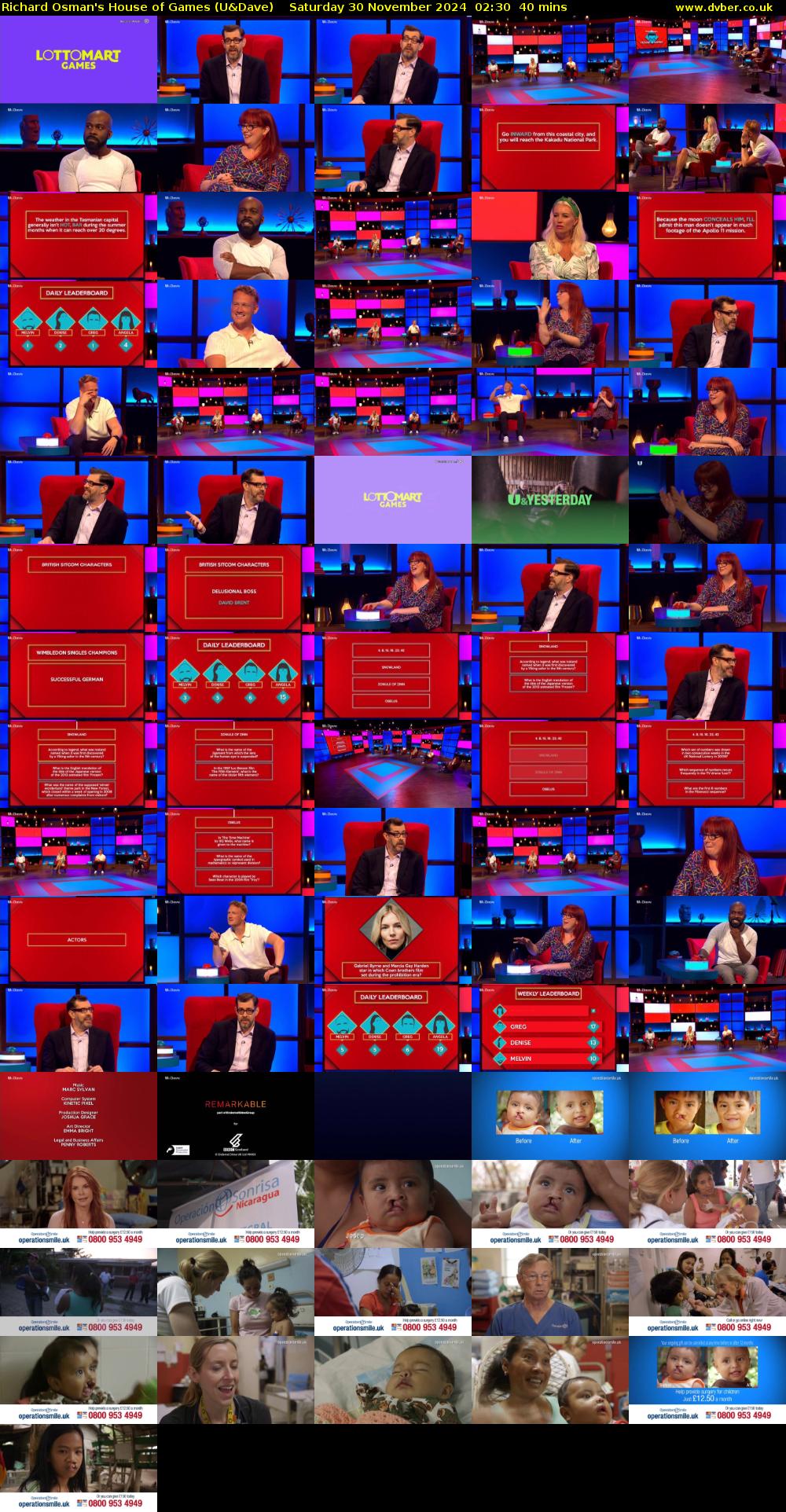 Richard Osman's House of Games (U&Dave) Saturday 30 November 2024 02:30 - 03:10