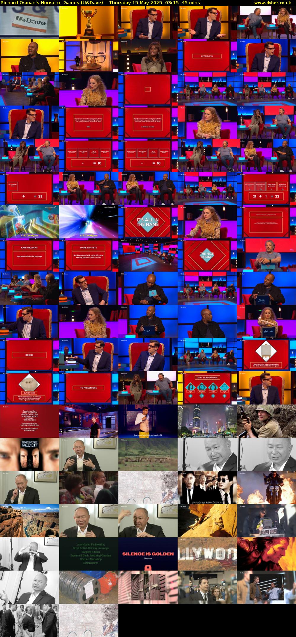 Richard Osman's House of Games (U&Dave) Thursday 15 May 2025 03:15 - 04:00
