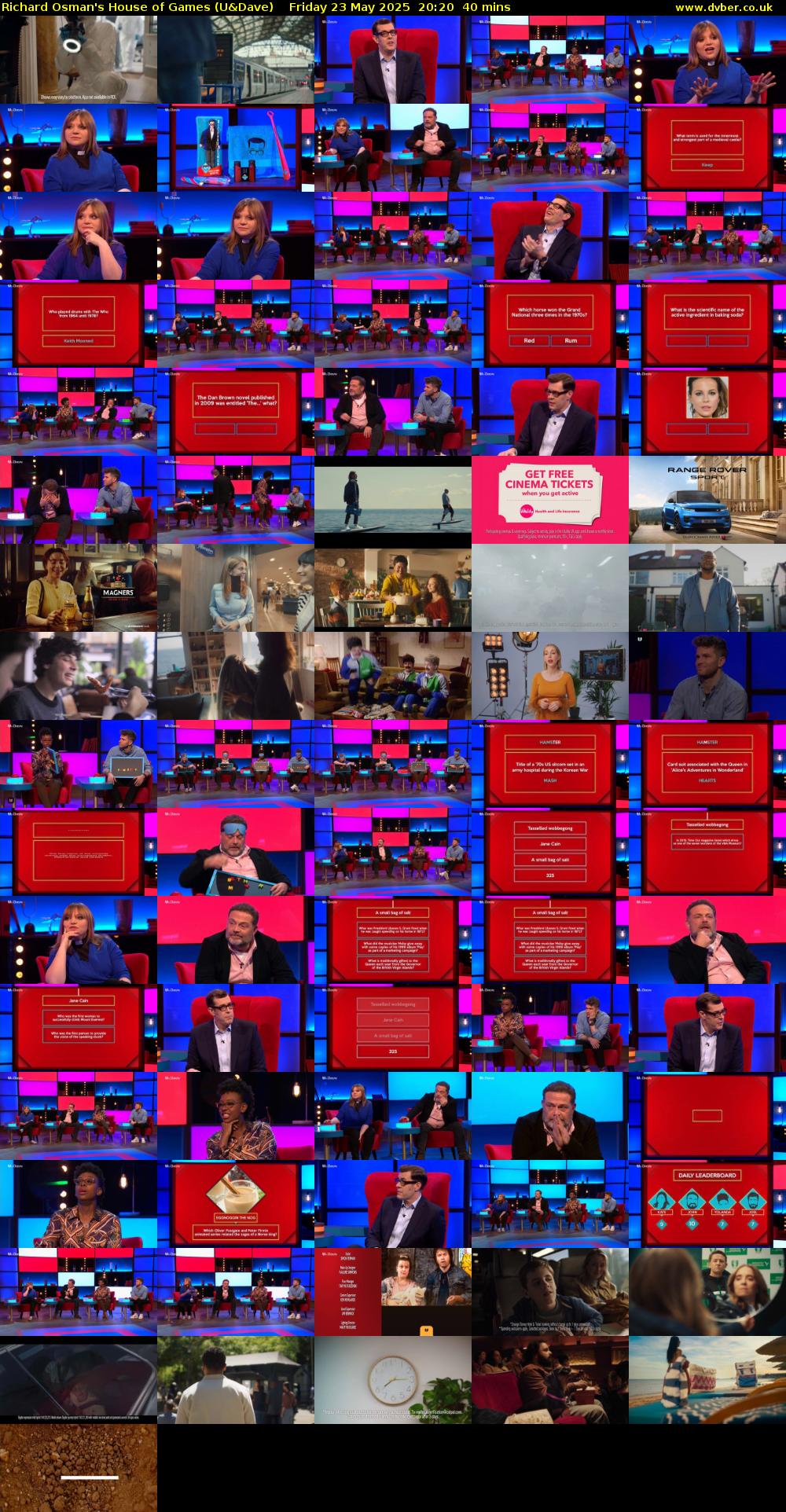 Richard Osman's House of Games (U&Dave) Friday 23 May 2025 20:20 - 21:00