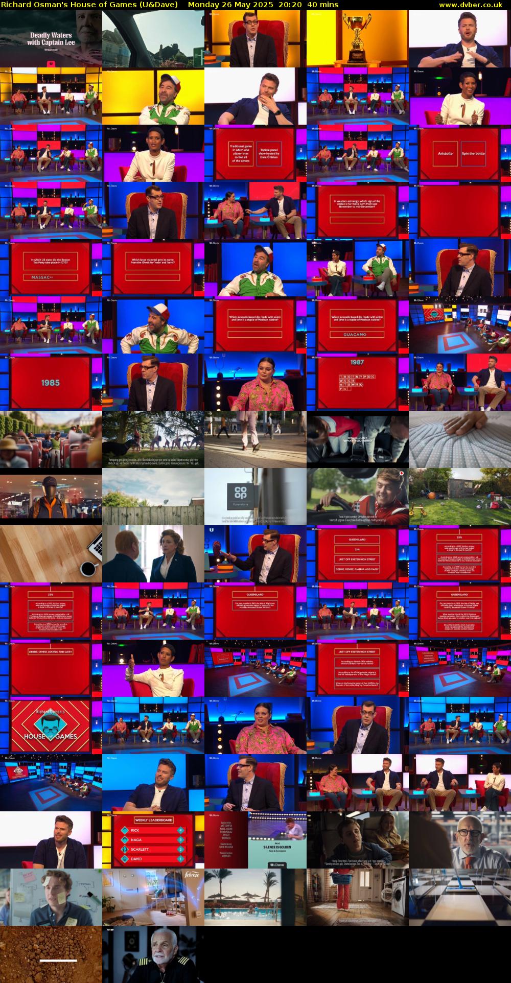 Richard Osman's House of Games (U&Dave) Monday 26 May 2025 20:20 - 21:00