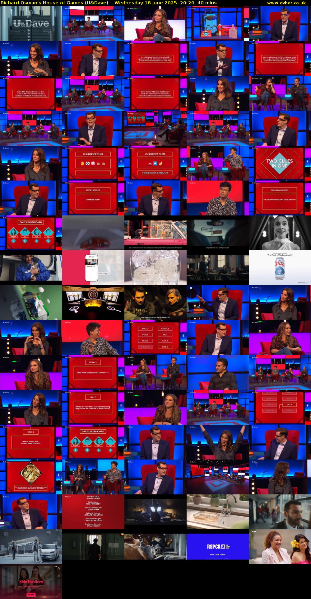 Richard Osman's House of Games (U&Dave) Wednesday 18 June 2025 20:20 - 21:00