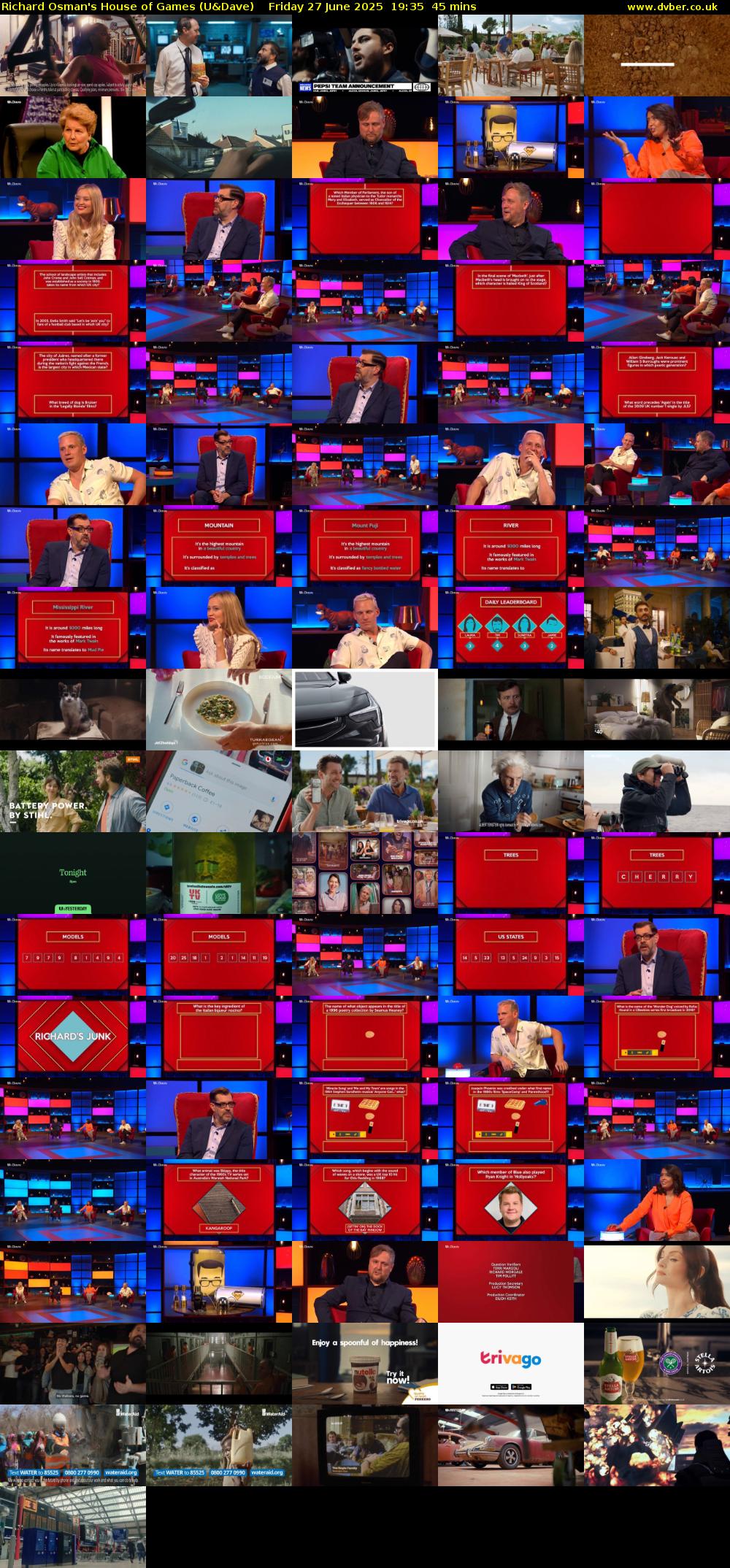 Richard Osman's House of Games (U&Dave) Friday 27 June 2025 19:35 - 20:20