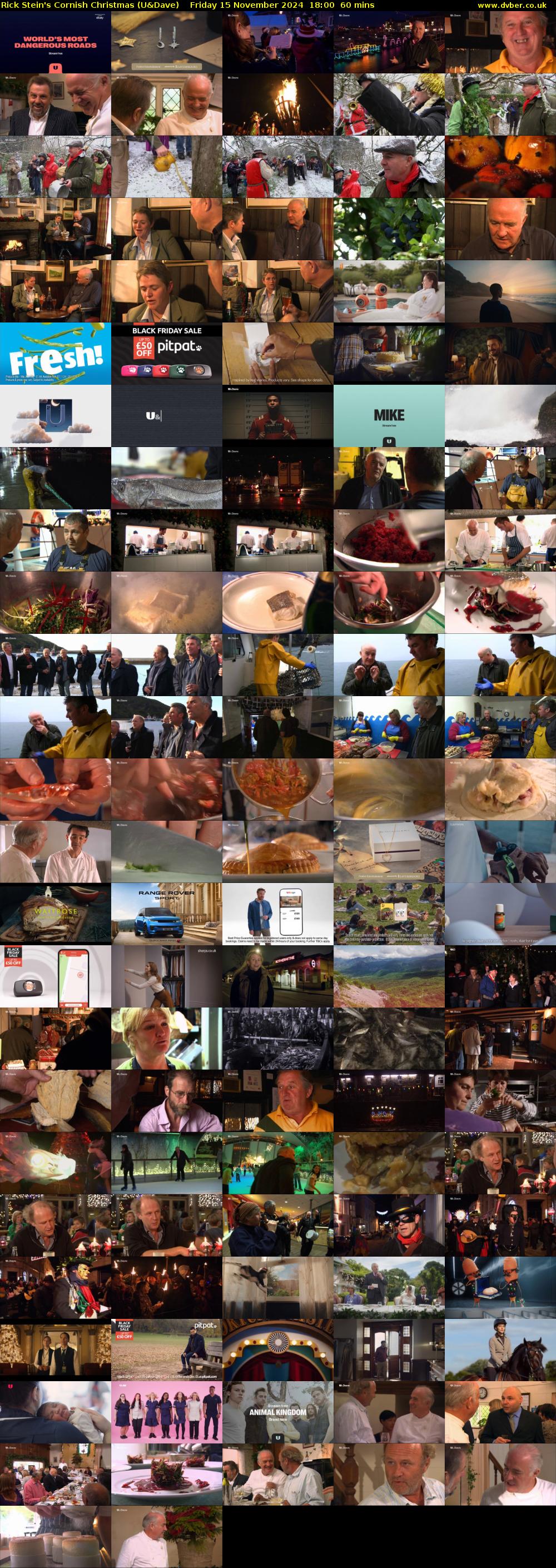 Rick Stein's Cornish Christmas (U&Dave) Friday 15 November 2024 18:00 - 19:00