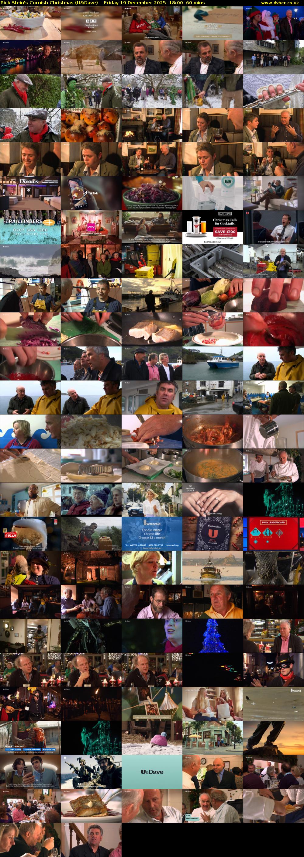 Rick Stein's Cornish Christmas (U&Dave) Friday 19 December 2025 18:00 - 19:00