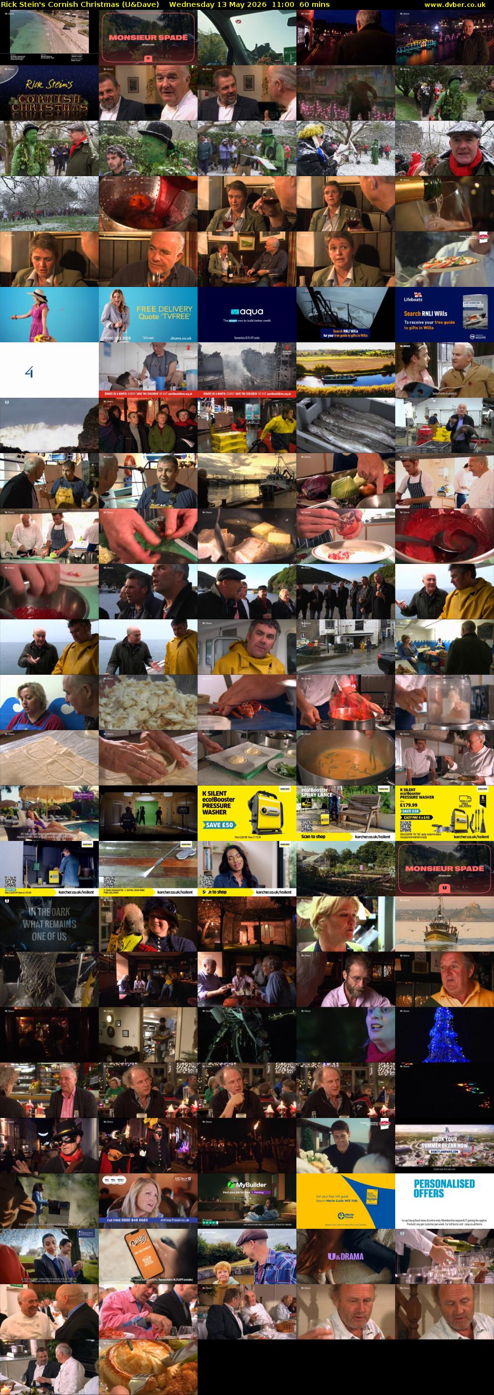 Rick Stein's Cornish Christmas (U&Dave) Wednesday 13 May 2026 11:00 - 12:00