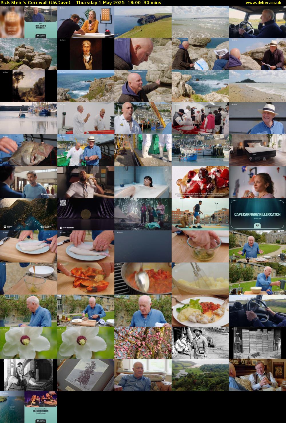 Rick Stein's Cornwall (U&Dave) Thursday 1 May 2025 18:00 - 18:30