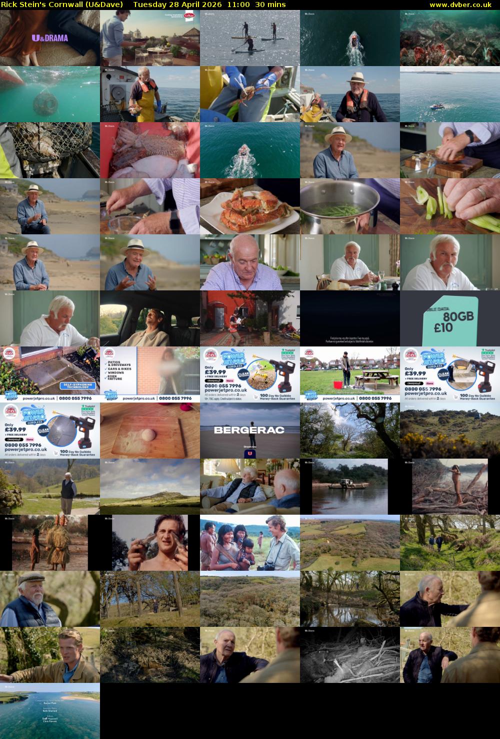 Rick Stein's Cornwall (U&Dave) Tuesday 28 April 2026 11:00 - 11:30