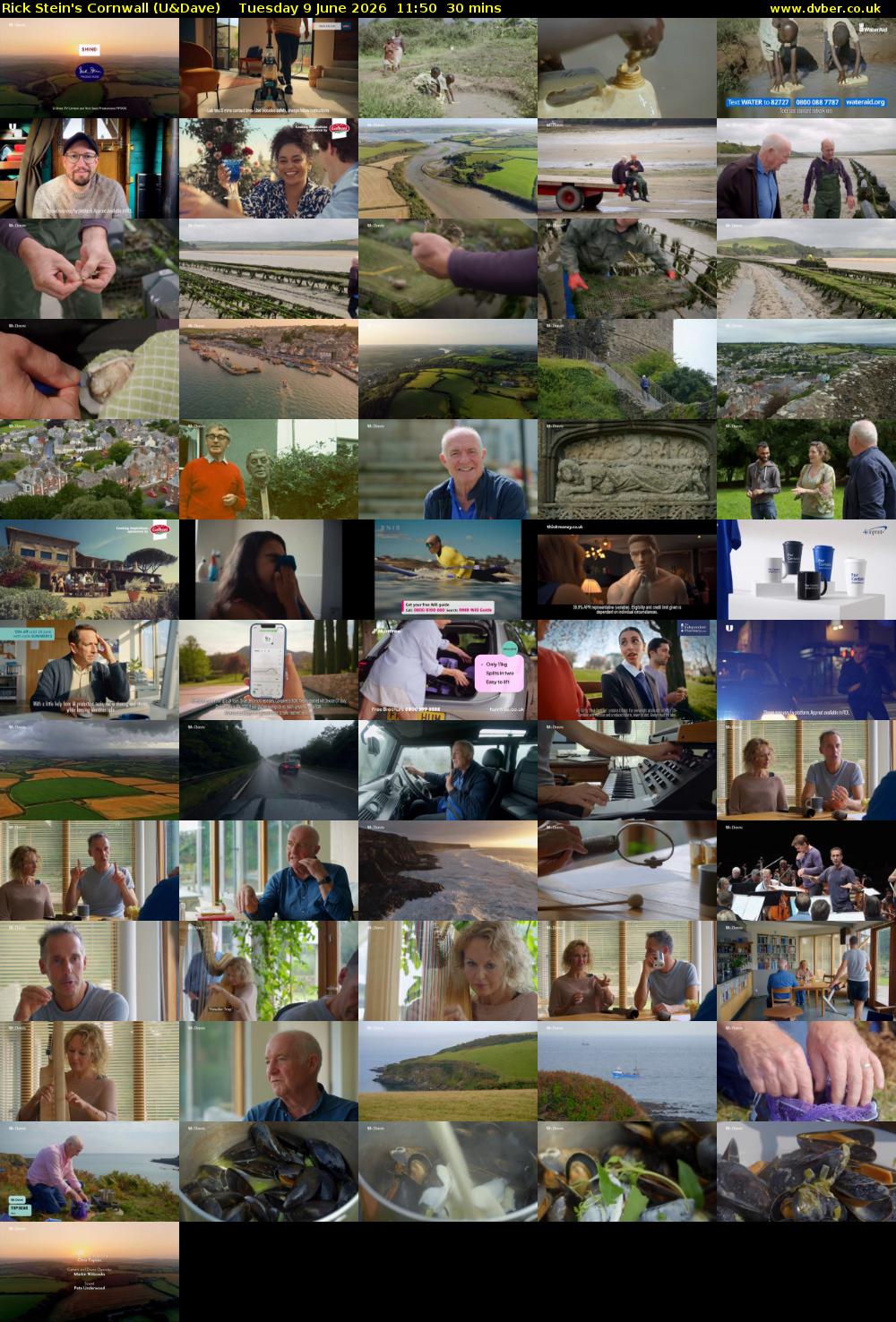 Rick Stein's Cornwall (U&Dave) Tuesday 9 June 2026 11:50 - 12:20