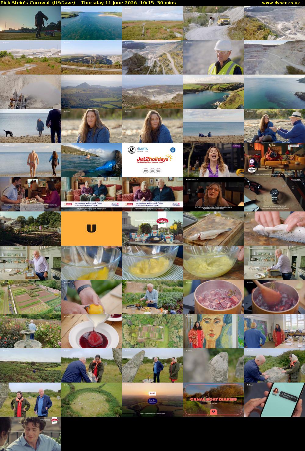 Rick Stein's Cornwall (U&Dave) Thursday 11 June 2026 10:15 - 10:45