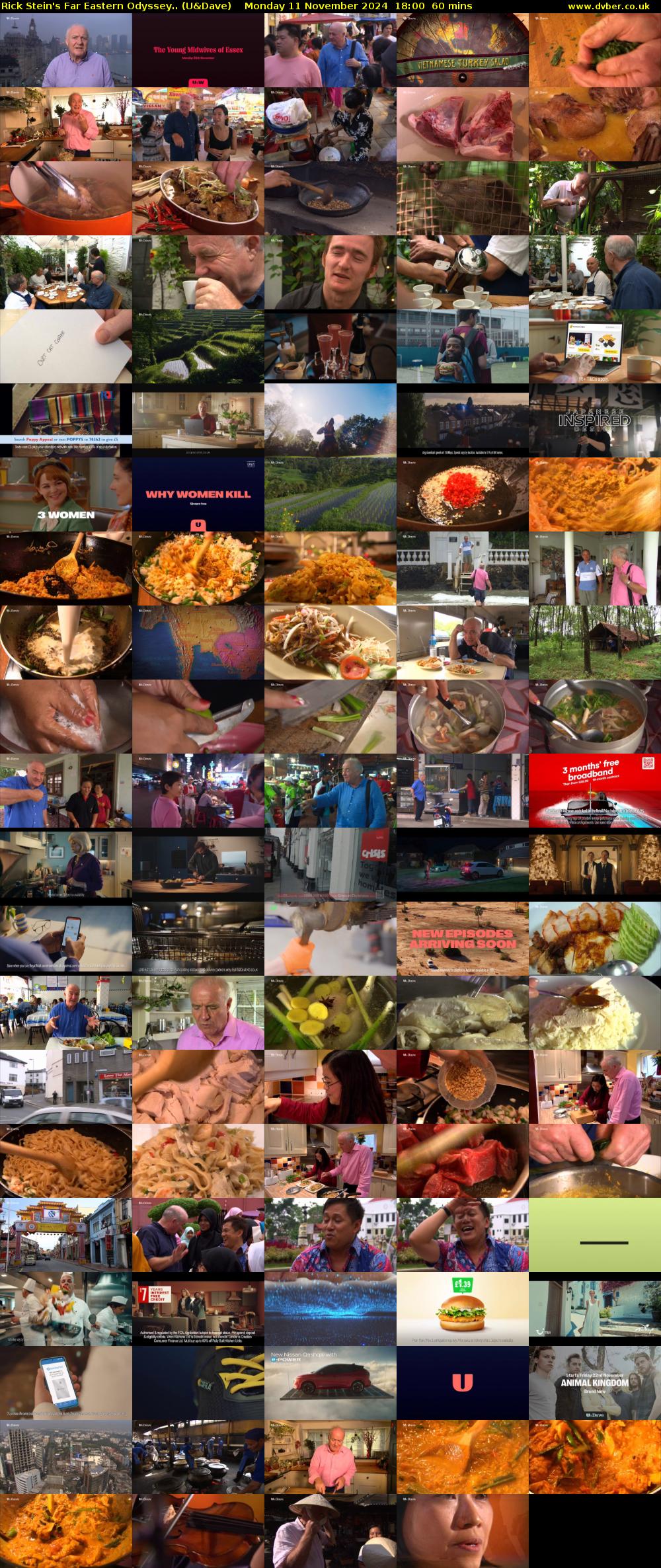 Rick Stein's Far Eastern Odyssey.. (U&Dave) Monday 11 November 2024 18:00 - 19:00