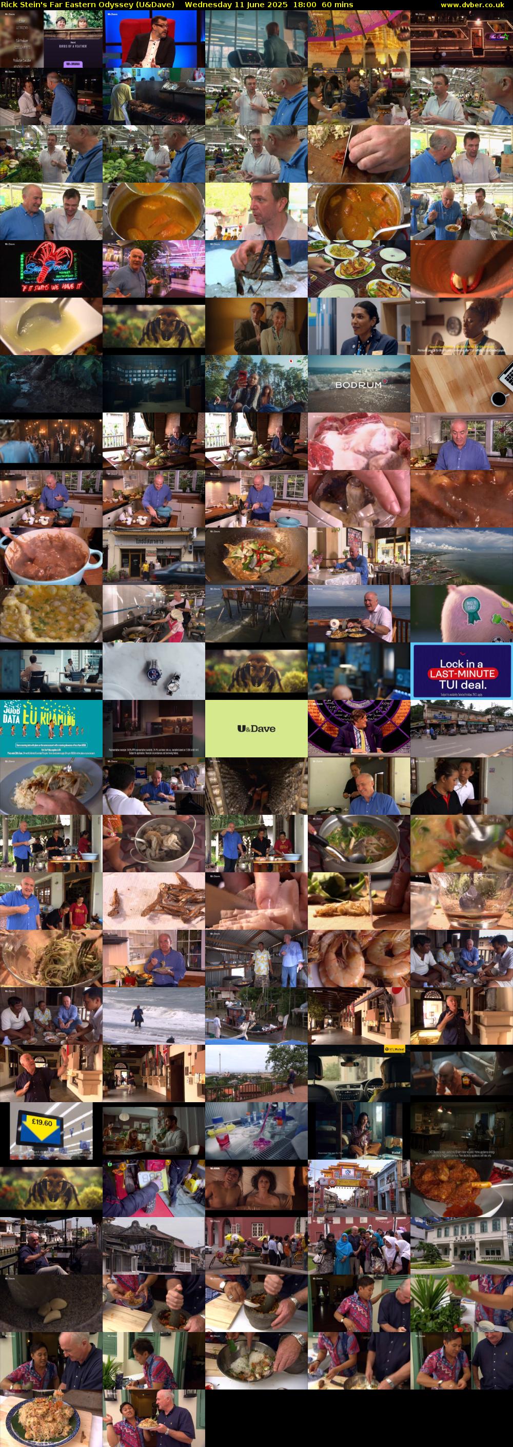 Rick Stein's Far Eastern Odyssey (U&Dave) Wednesday 11 June 2025 18:00 - 19:00