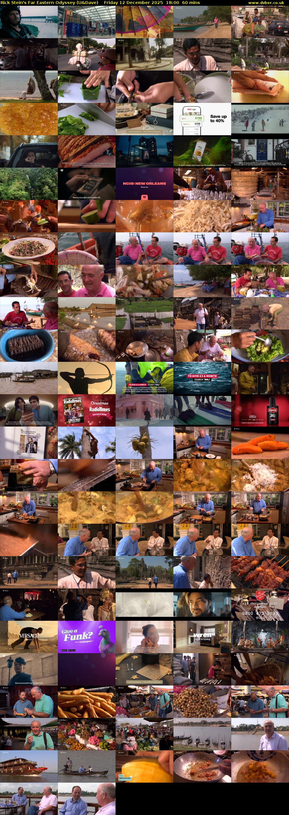 Rick Stein's Far Eastern Odyssey (U&Dave) Friday 12 December 2025 18:00 - 19:00