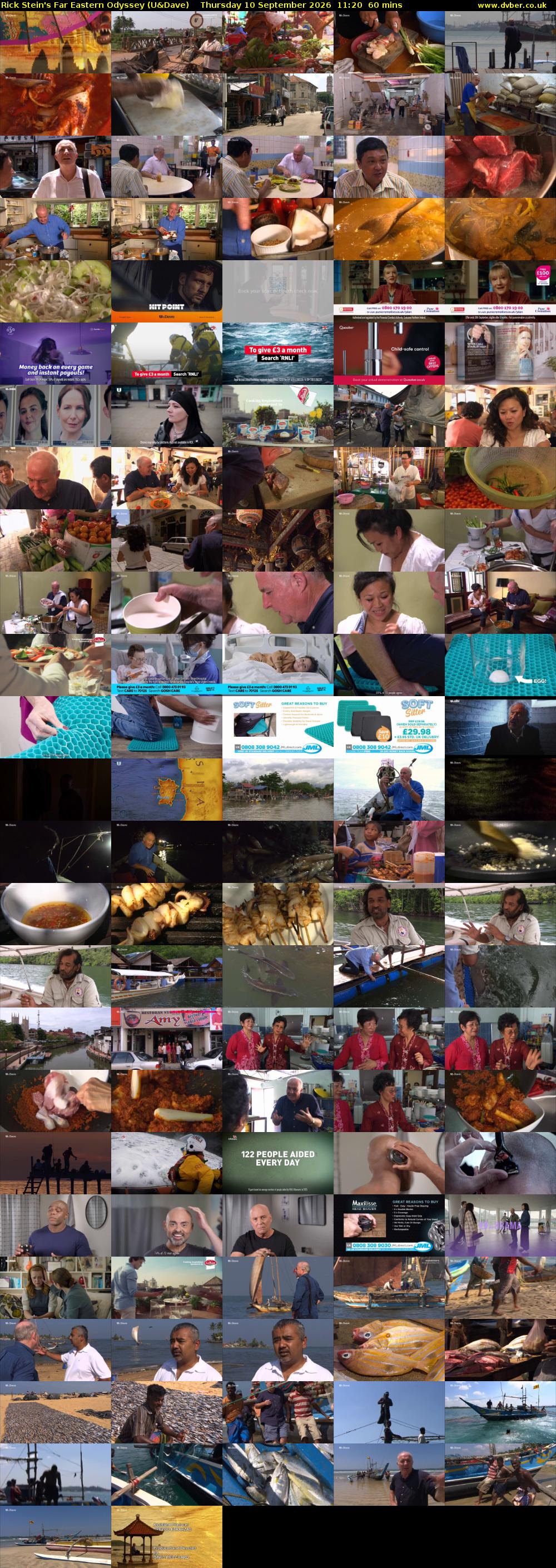 Rick Stein's Far Eastern Odyssey (U&Dave) Thursday 10 September 2026 11:20 - 12:20
