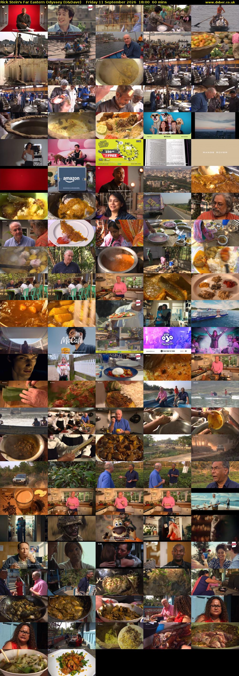 Rick Stein's Far Eastern Odyssey (U&Dave) Friday 11 September 2026 18:00 - 19:00