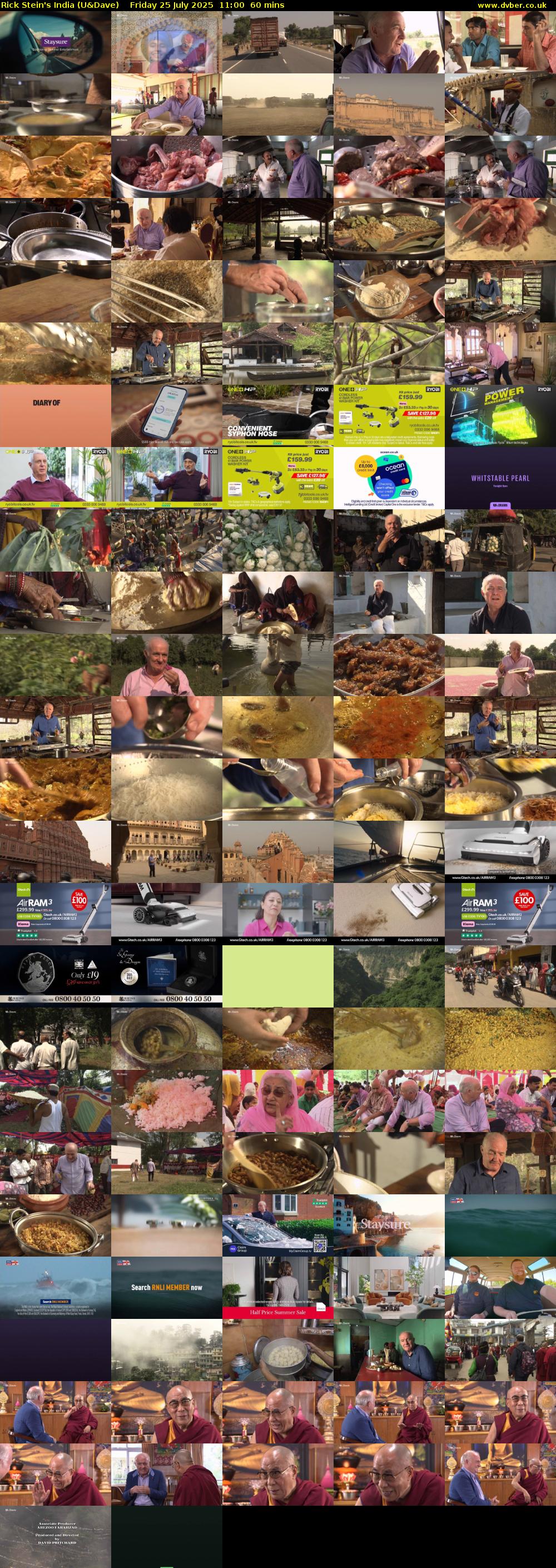 Rick Stein's India (U&Dave) Friday 25 July 2025 11:00 - 12:00